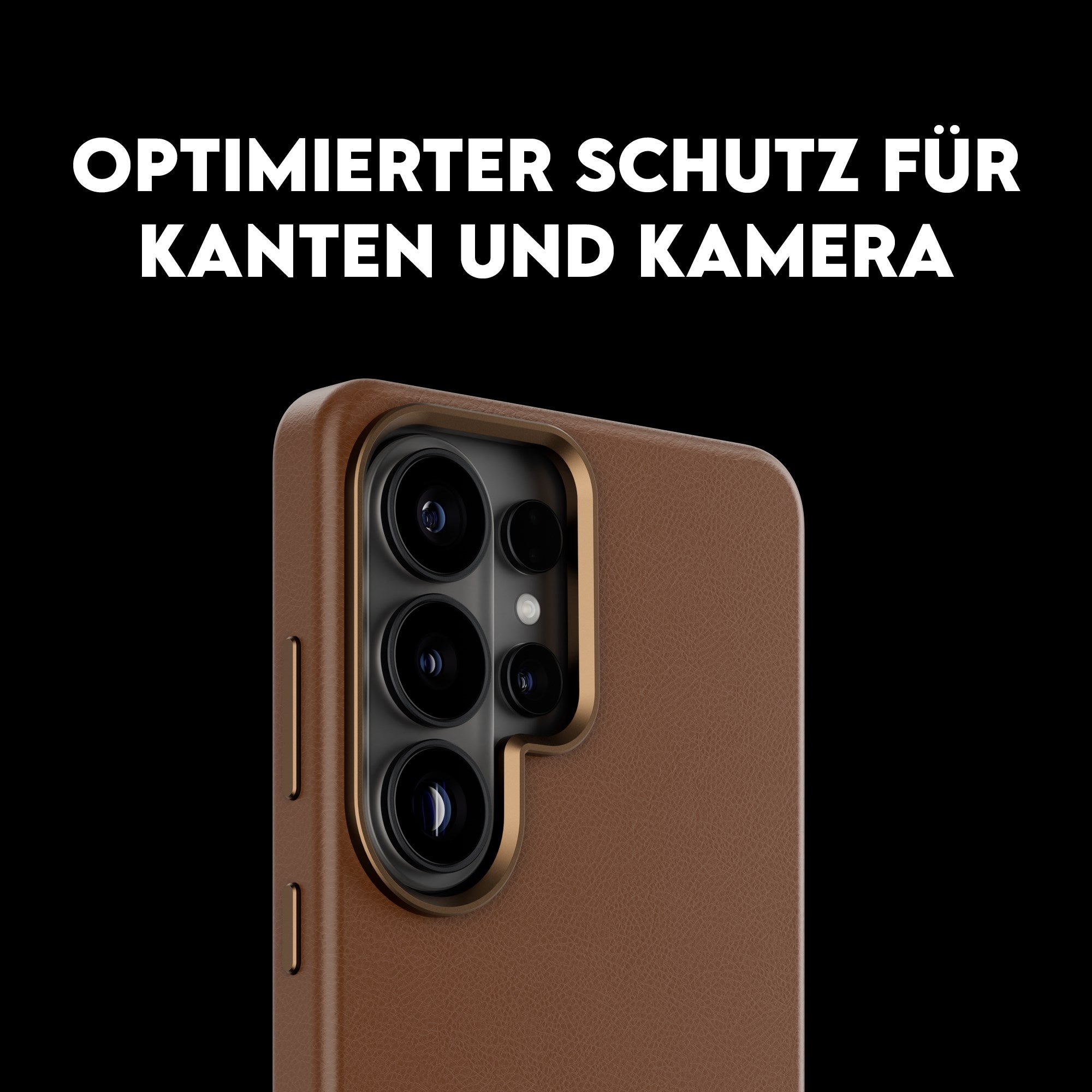 CARE™ by PanzerGlass® Solo Case Braun m. Qi Samsung Galaxy S26 Ultra