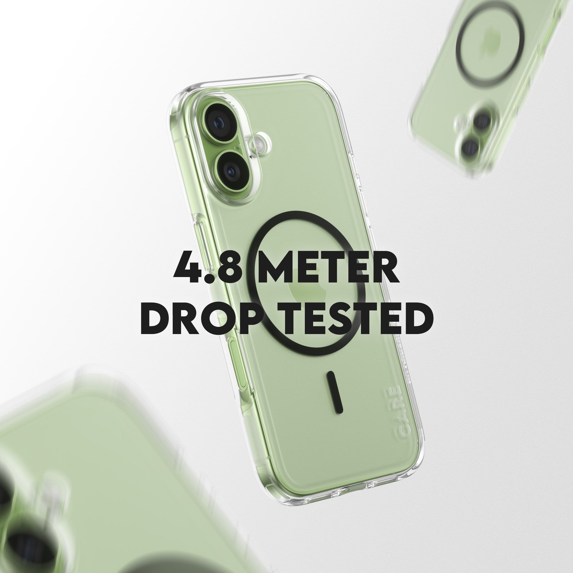 CARE by PanzerGlass® Flagship Case Transparent Urban Explorer m. Schwarz MagSafe iPhone 17