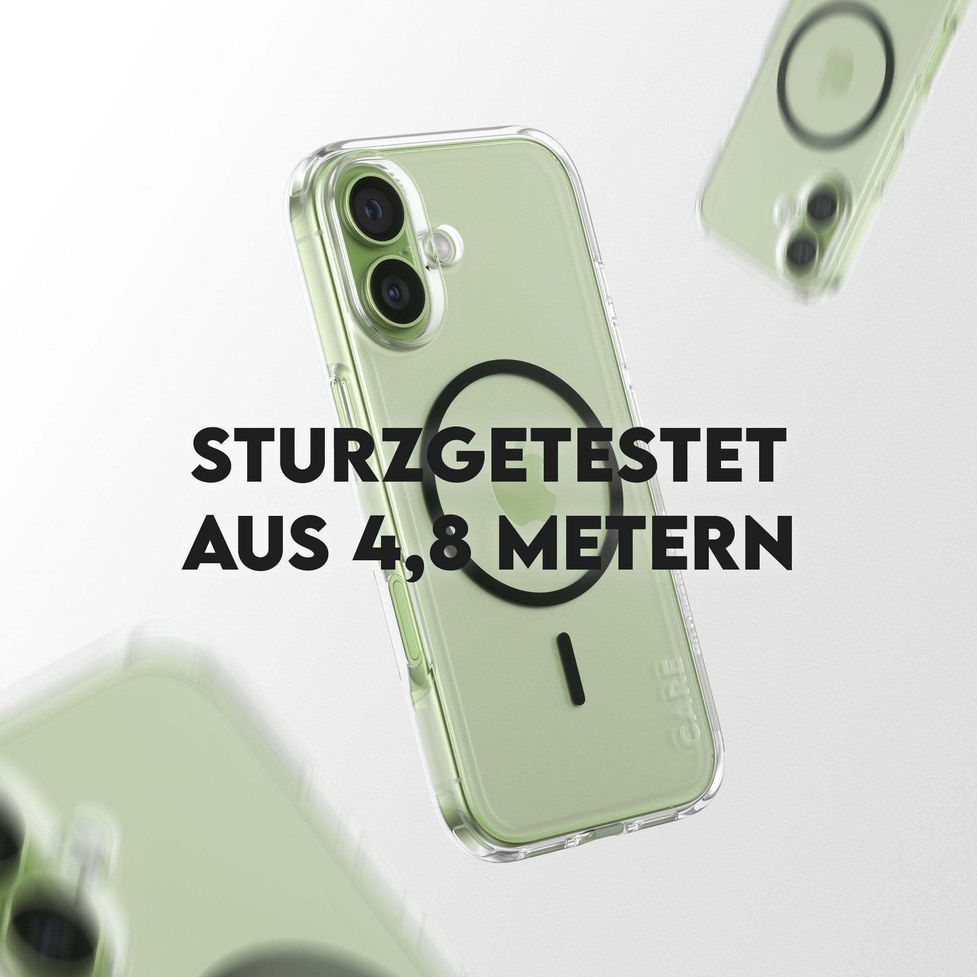 CARE™ by PanzerGlass® Urban Explorer Case Transparent m. Schwarz MagSafe iPhone 17