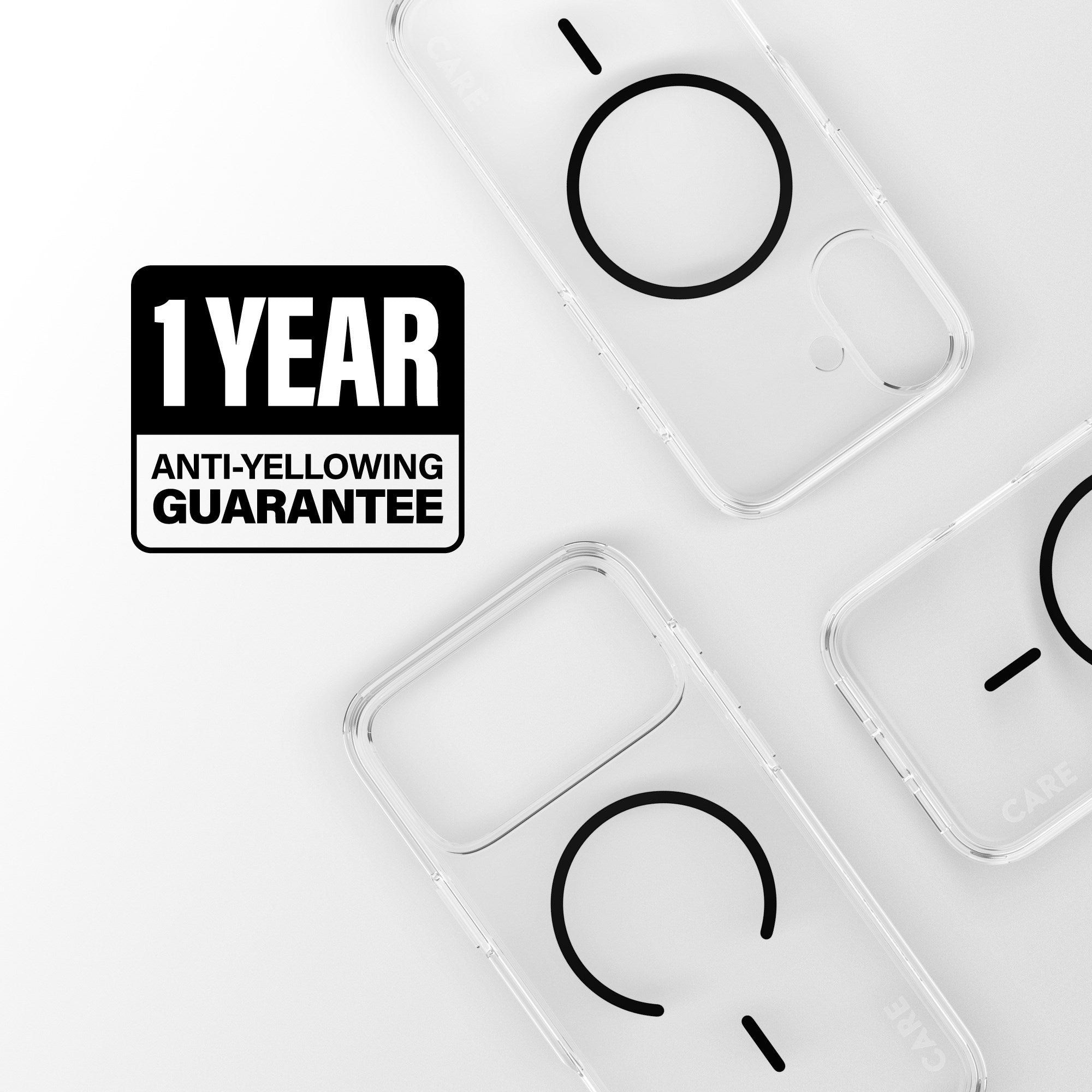 CARE by PanzerGlass® Flagship Case Transparent Urban Explorer m. Schwarz MagSafe iPhone 17