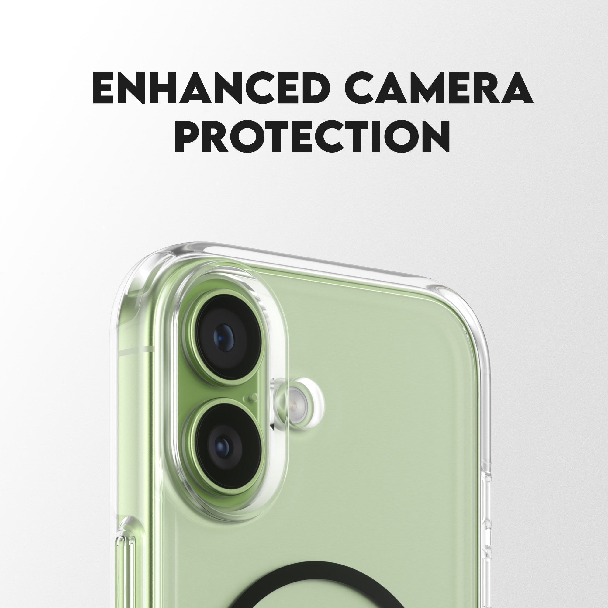 CARE by PanzerGlass® Flagship Case Transparent Urban Explorer m. Schwarz MagSafe iPhone 17