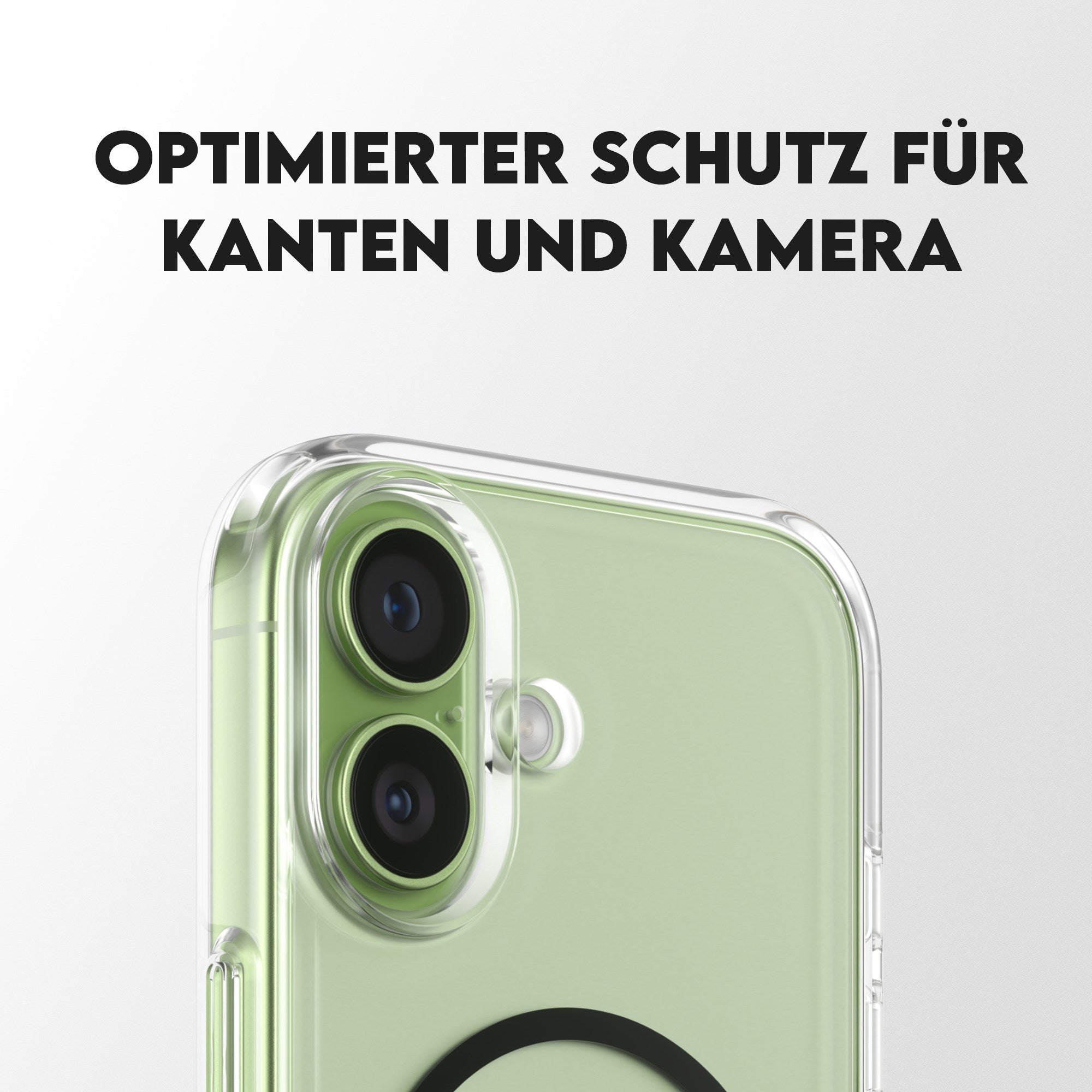 CARE™ by PanzerGlass® Urban Explorer Case Transparent m. Schwarz MagSafe iPhone 17