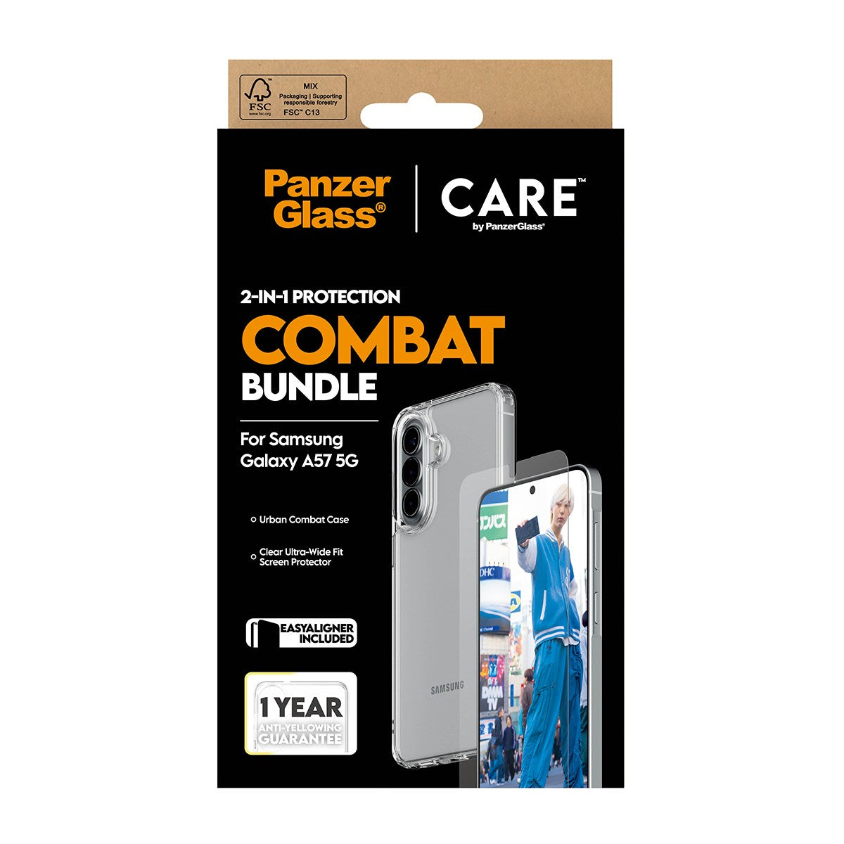 PanzerGlass® | CARE™ by PanzerGlass® 2-in-1 Combat Set Samsung Galaxy A57