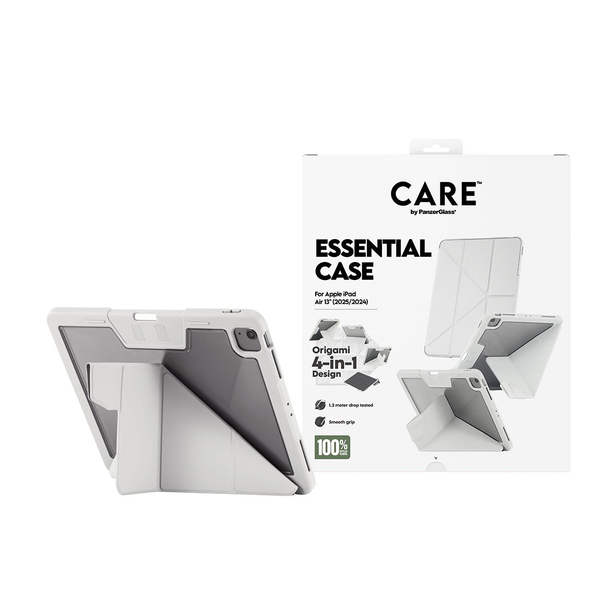 CARE by PanzerGlass® TPU Essential Case Hell Grau iPad Air 13