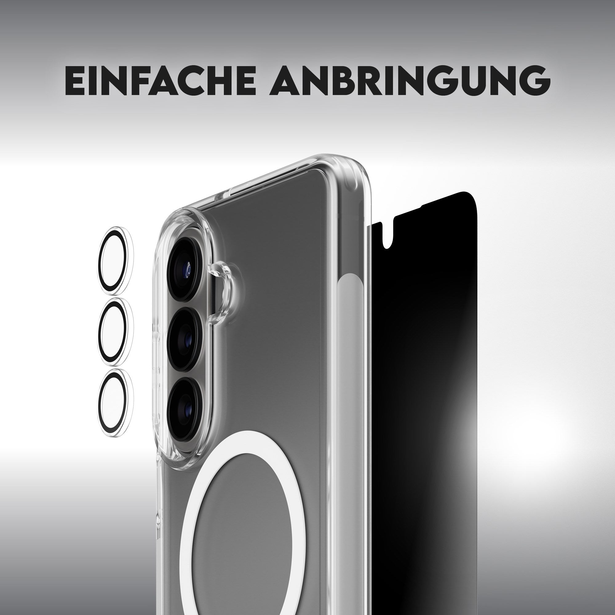 PanzerGlass® | CARE™ by PanzerGlass® Privacy 3-in-1 Set Samsung Galaxy S26+