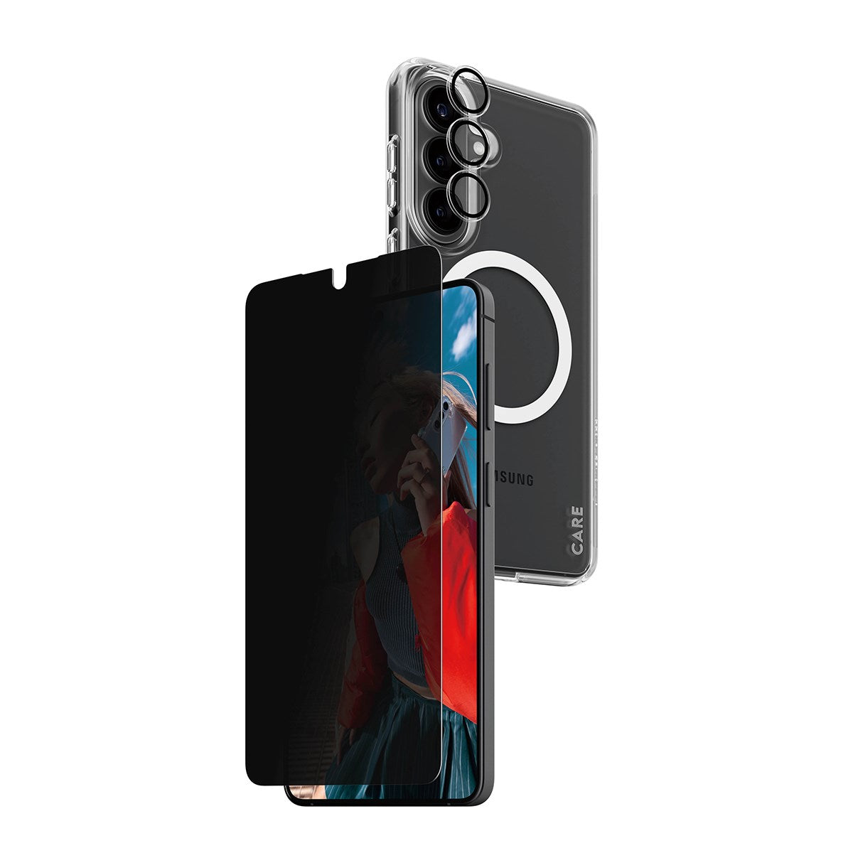 PanzerGlass® | CARE™ by PanzerGlass® Privacy 3-in-1 Set Samsung Galaxy S26+