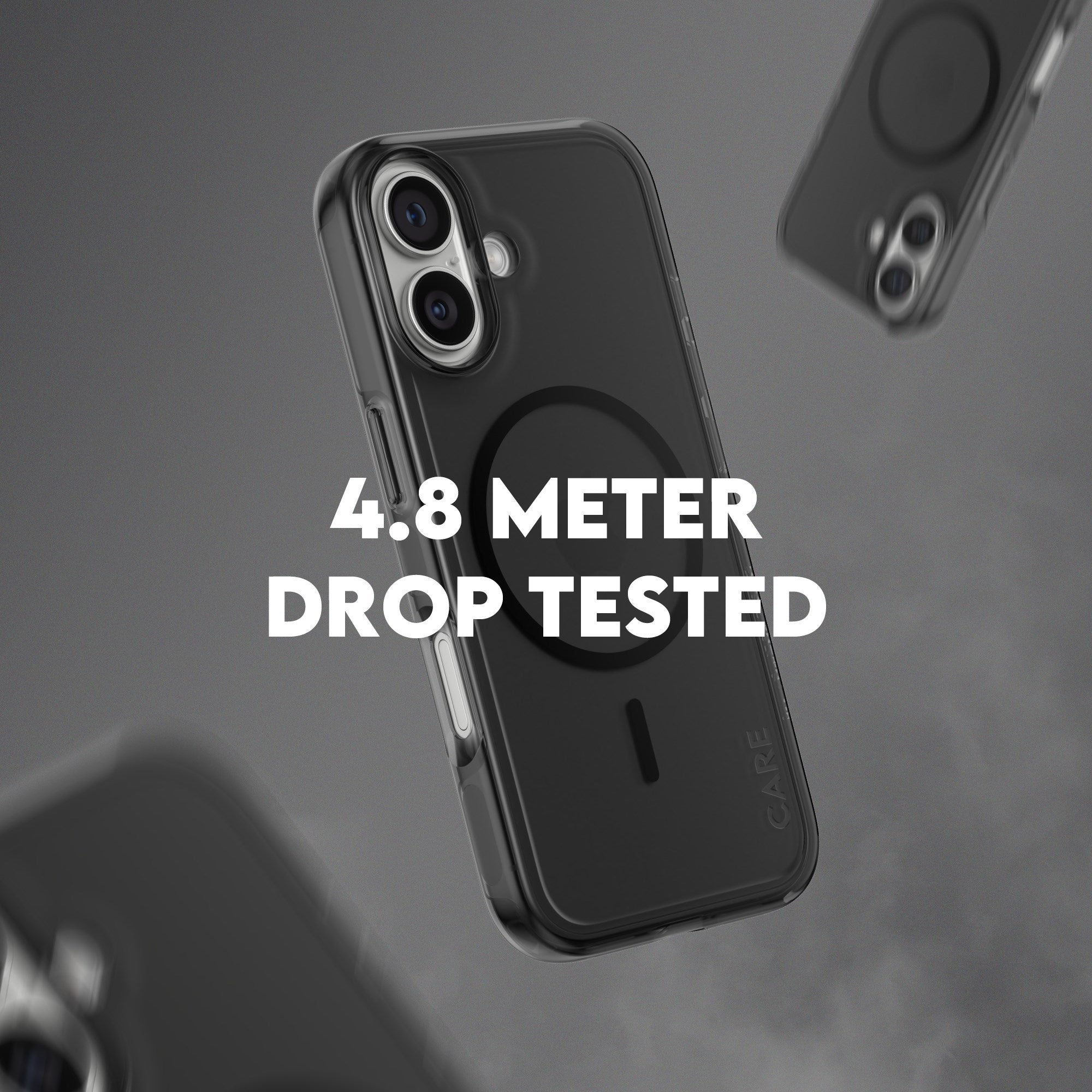 CARE by PanzerGlass® Flagship Case Urban Explorer Smokey m. Schwarz MagSafe iPhone 17