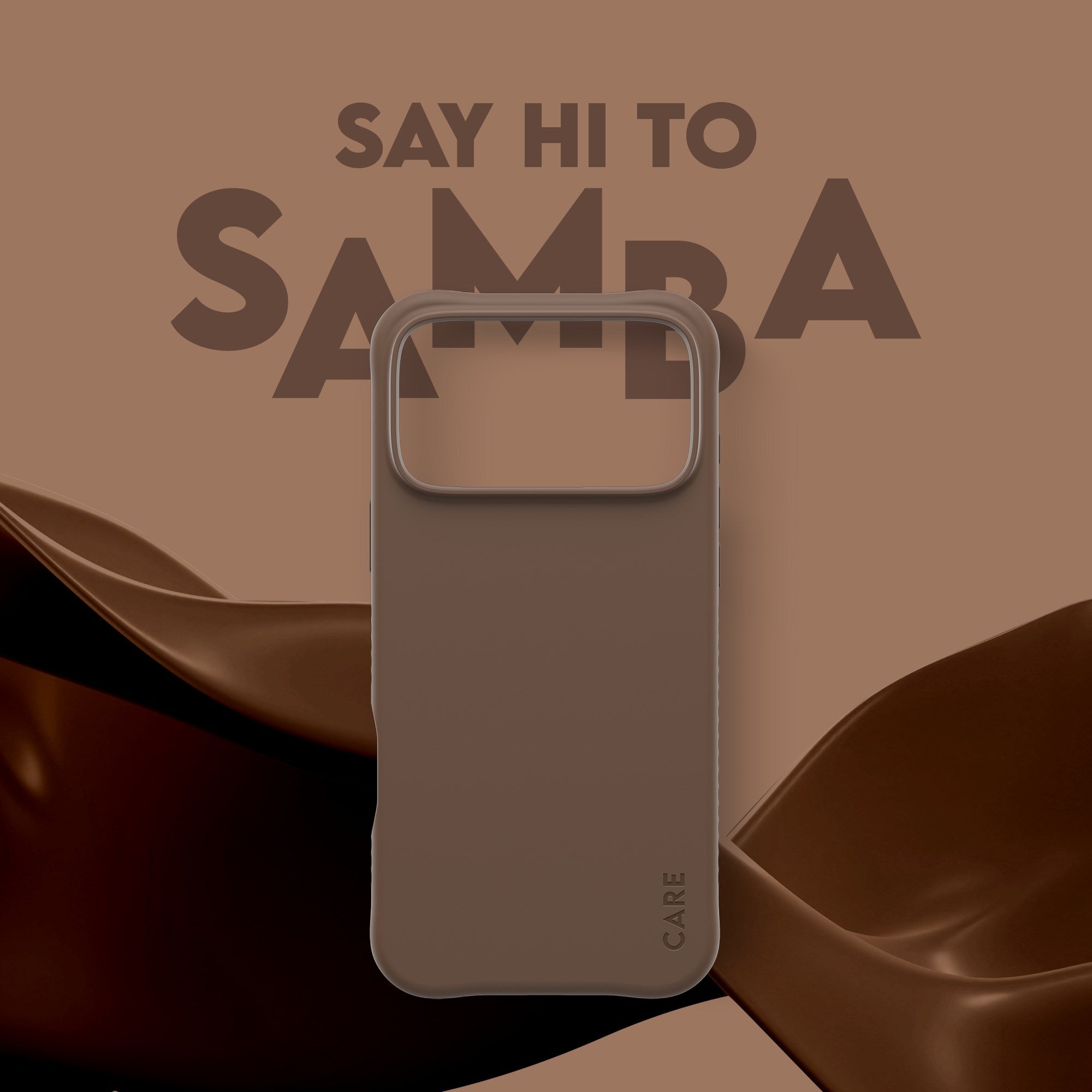 CARE by PanzerGlass® Fashionable Case Samba Espresso m. MagSafe iPhone Air