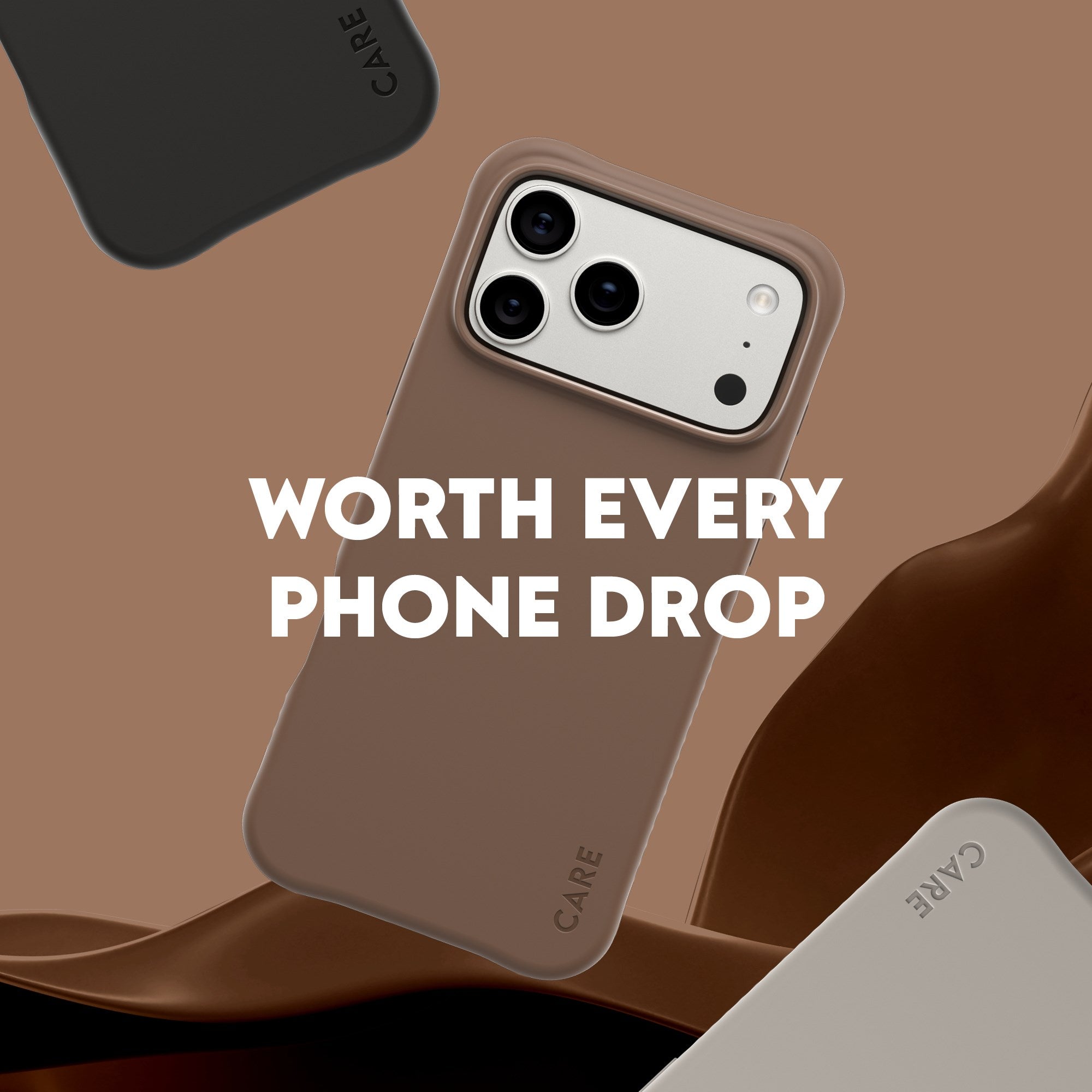 CARE by PanzerGlass® Fashionable Case Samba Espresso m. MagSafe iPhone Air