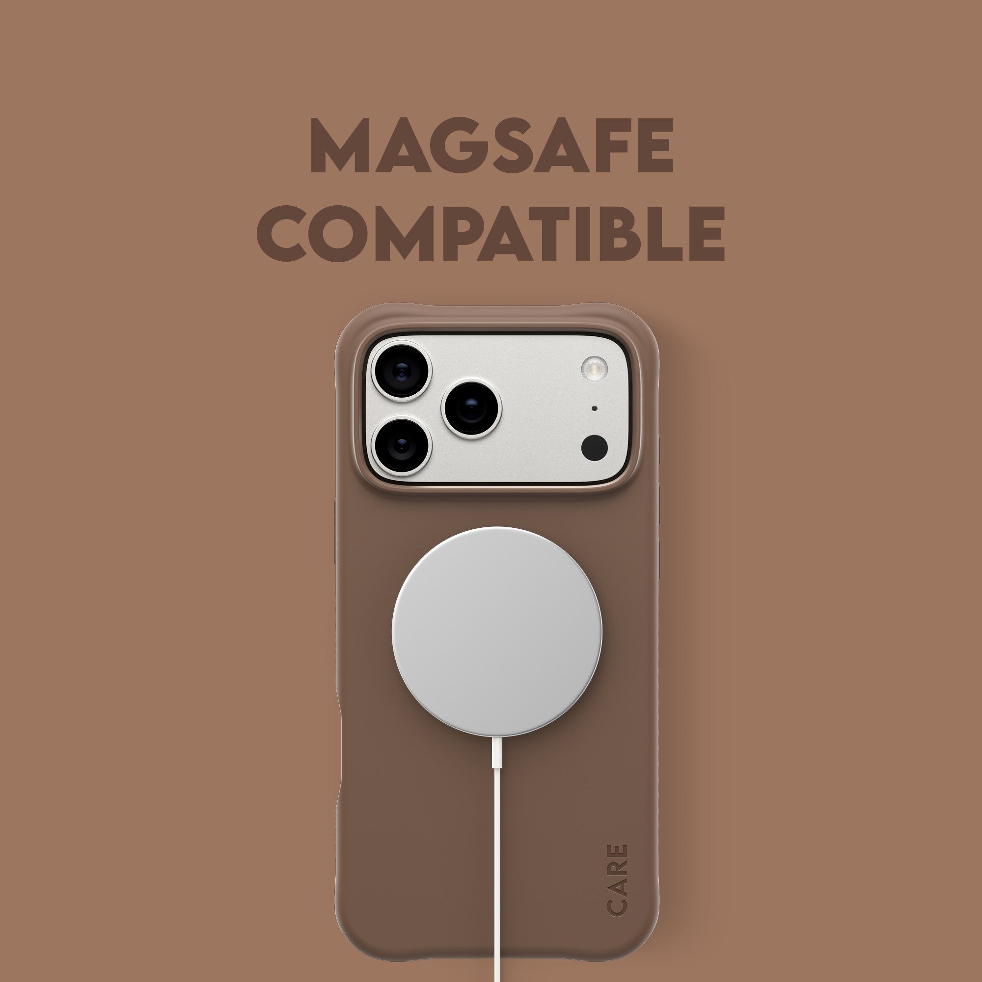 CARE by PanzerGlass® Fashionable Case Samba Espresso m. MagSafe iPhone Air