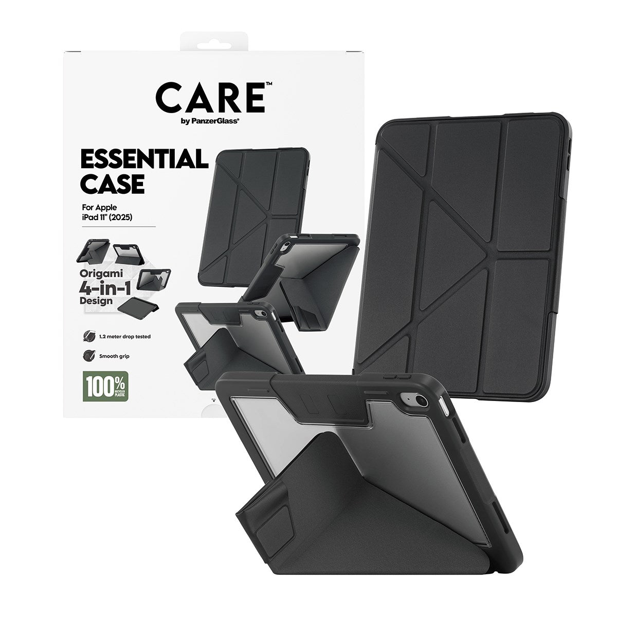 CARE by PanzerGlass® TPU Essential Case Schwarz iPad 11