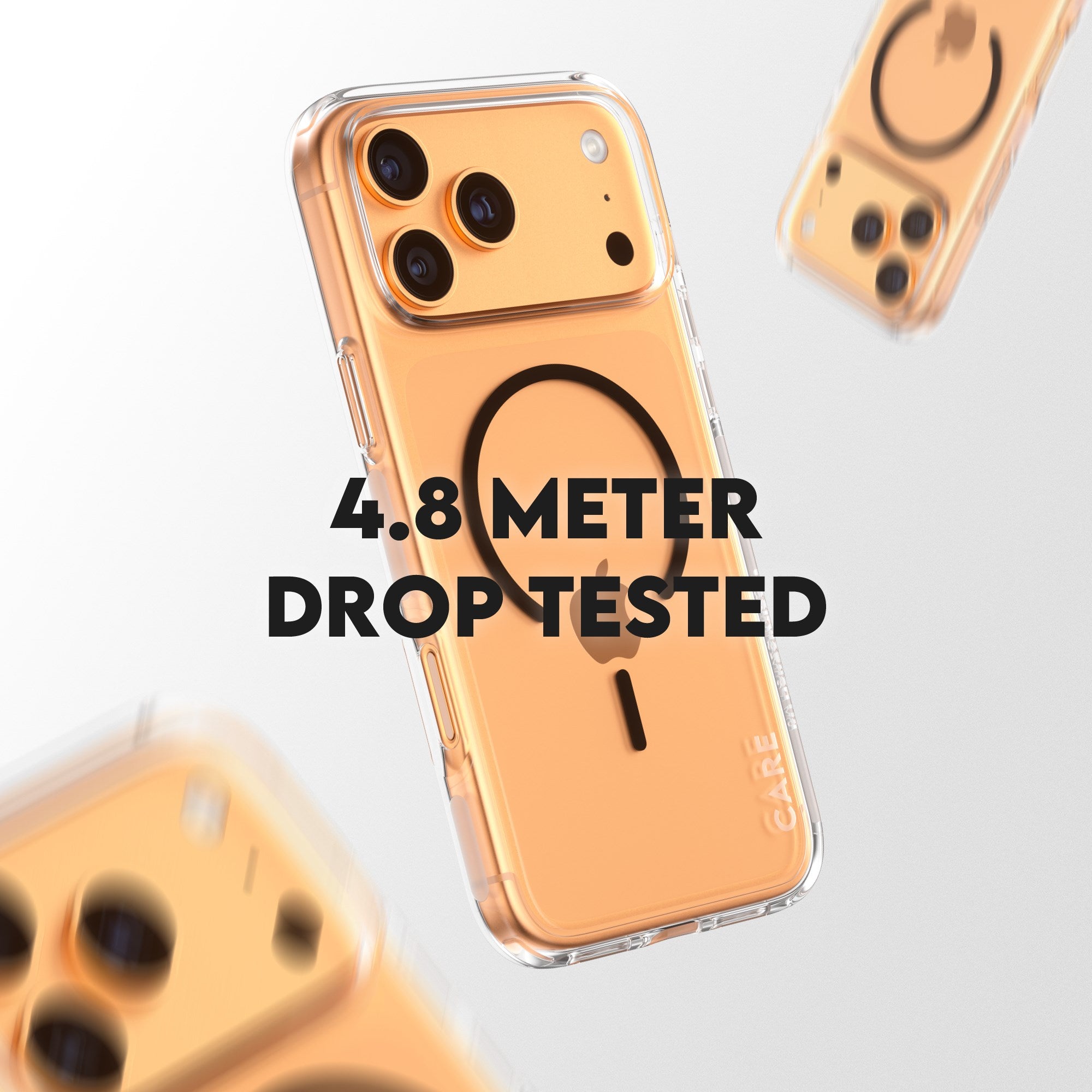 CARE by PanzerGlass® Flagship Case Transparent Urban Explorer m. Schwarz MagSafe iPhone 17 Pro Max