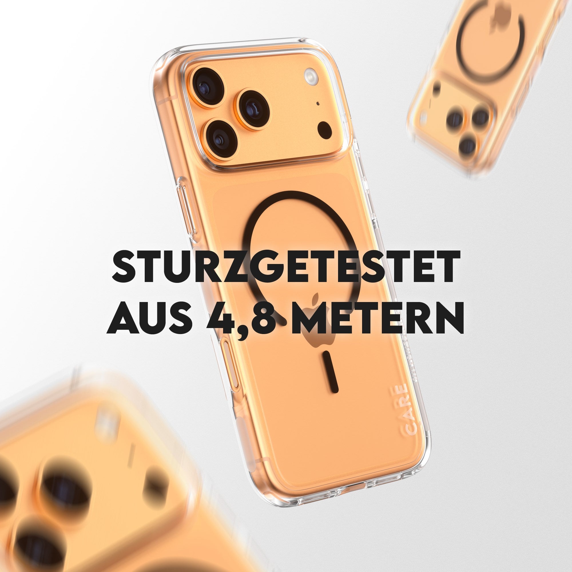 CARE™ by PanzerGlass® Urban Explorer Case Transparent m. Schwarz MagSafe iPhone 17 Pro Max