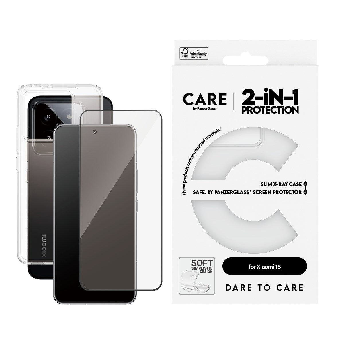CARE by PanzerGlass® Fashion 2-in-1 Set Xiaomi 15