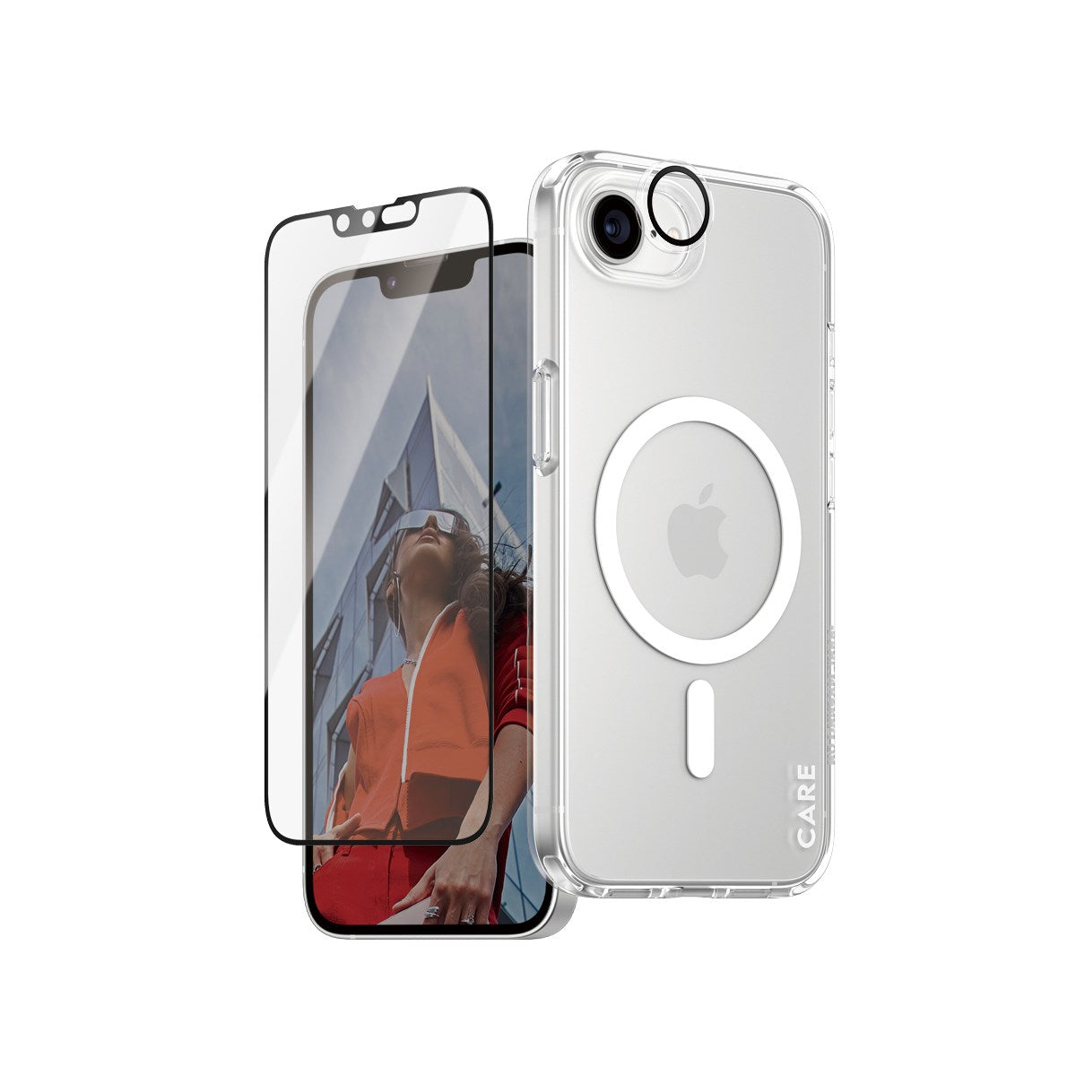 CARE by PanzerGlass® Flagship 3-in-1 Set iPhone 16e