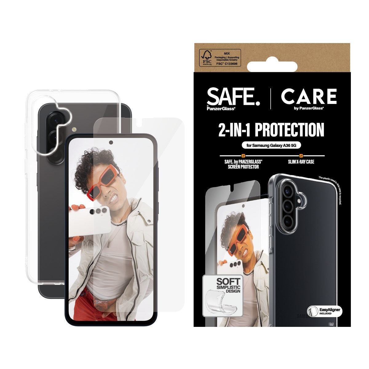 CARE by PanzerGlass® Fashion 2-in-1 Set Samsung Galaxy A36 5G