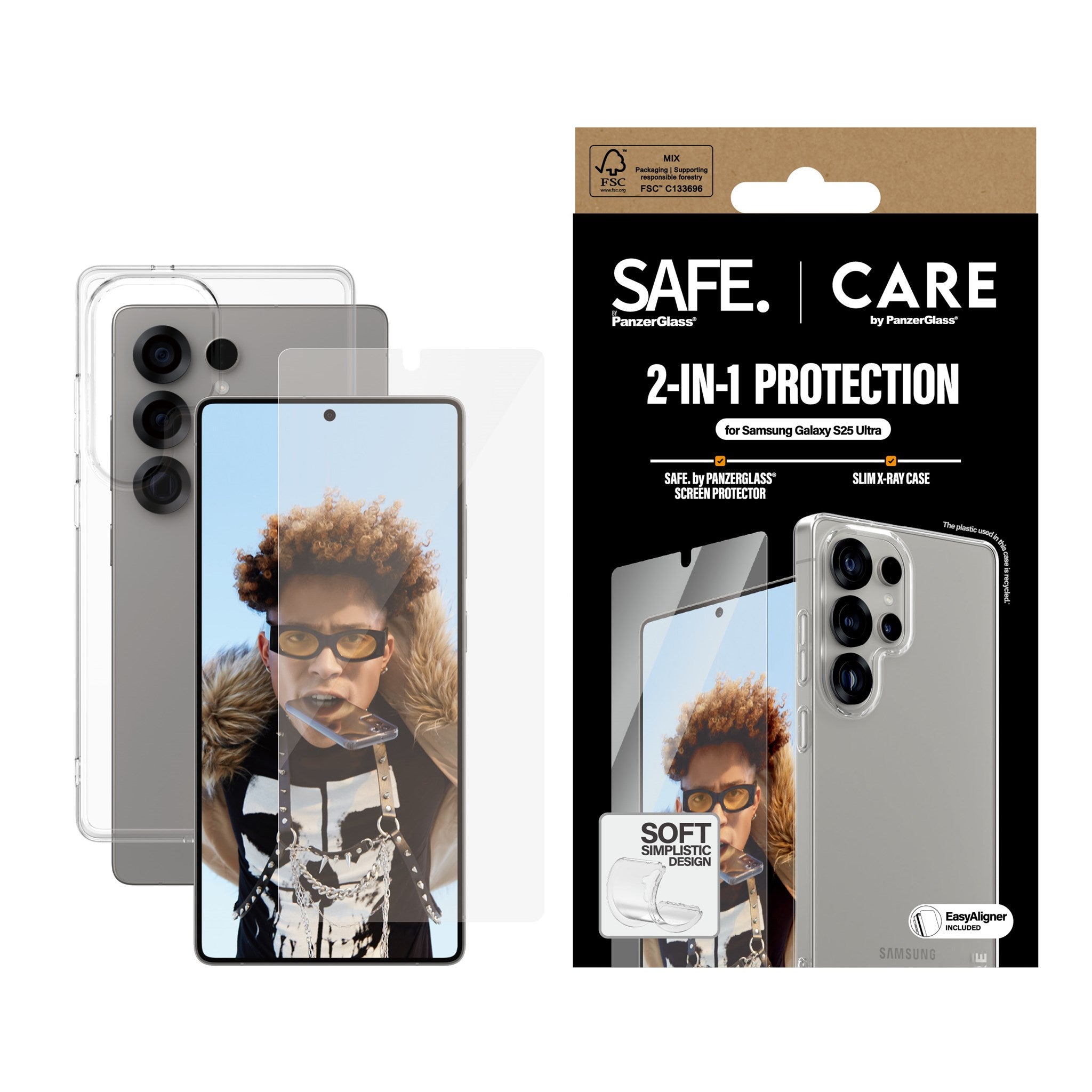 CARE by PanzerGlass® Fashion 2-in-1 Set Samsung Galaxy S25 Ultra
