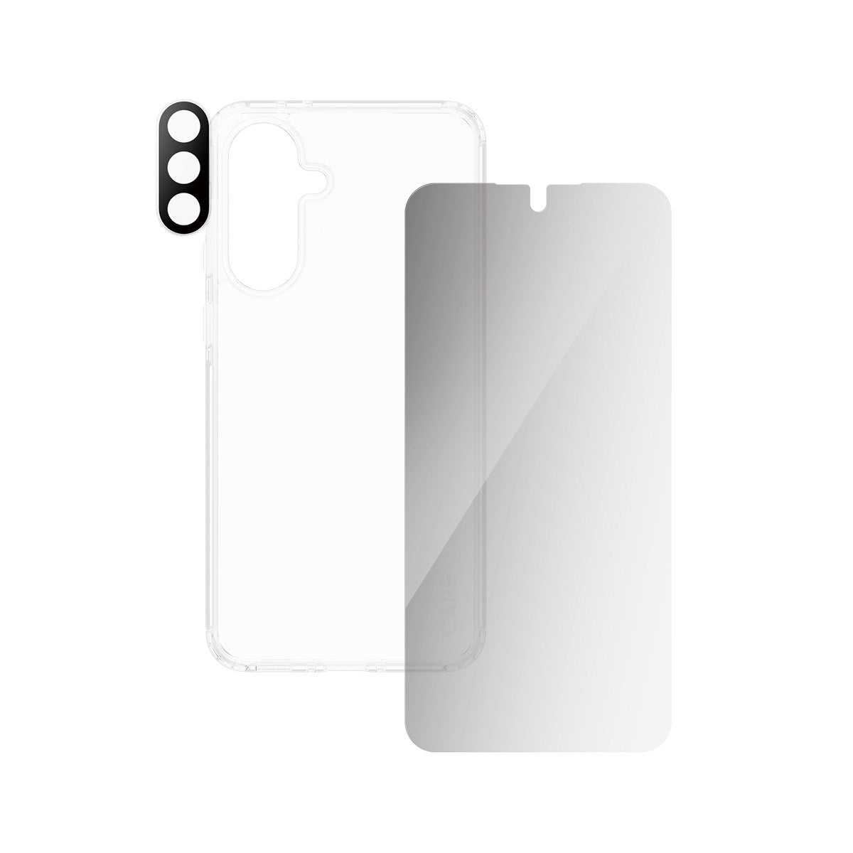 CARE by PanzerGlass® Flagship 3-in-1 Privacy Set Samsung Galaxy A56 5G