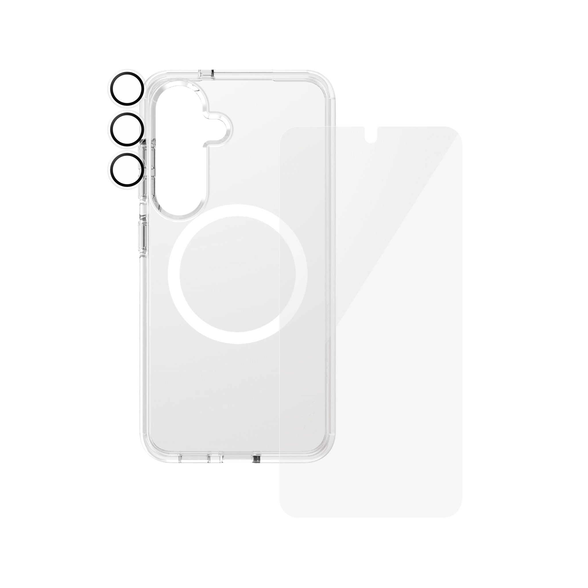 CARE by PanzerGlass® Flagship 3-in-1 Set Samsung Galaxy S25