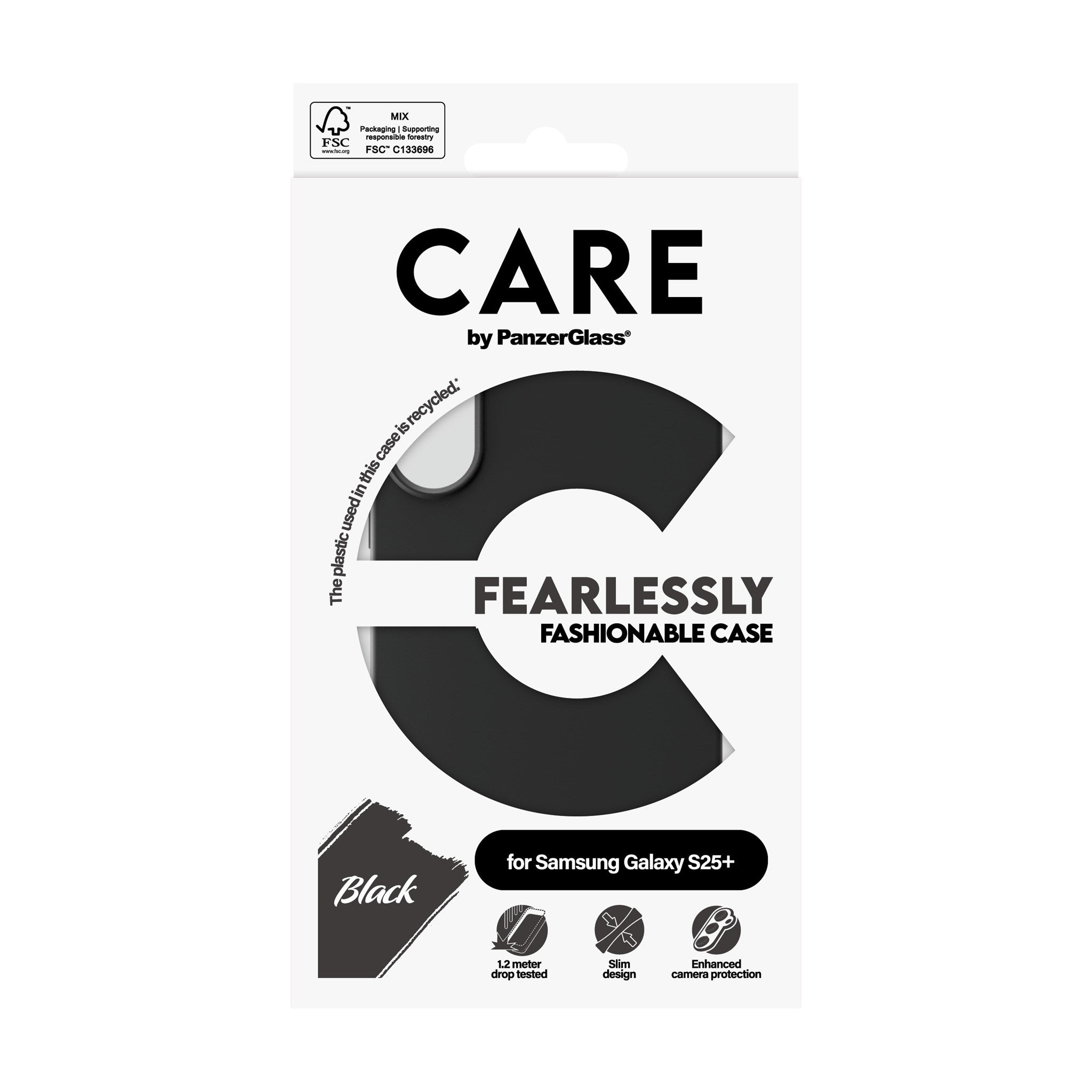 CARE by PanzerGlass® Fashionable Case Schwarz Samsung Galaxy S25+