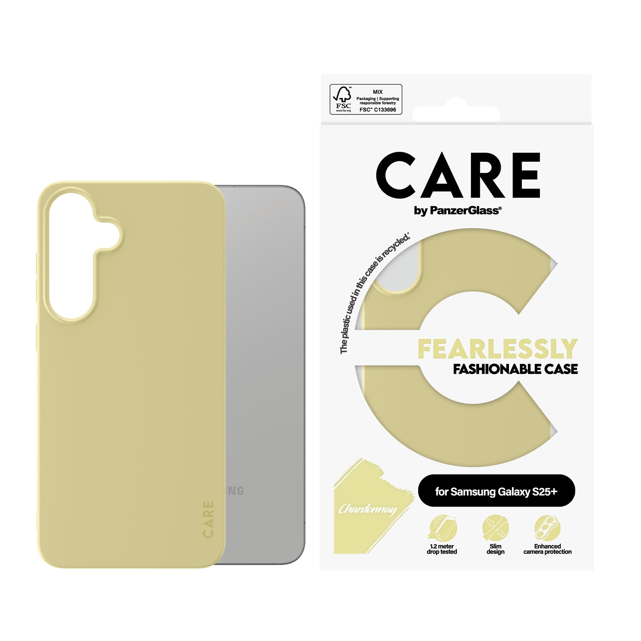 CARE by PanzerGlass® Fashionable Case Chardonnay Samsung Galaxy S25+