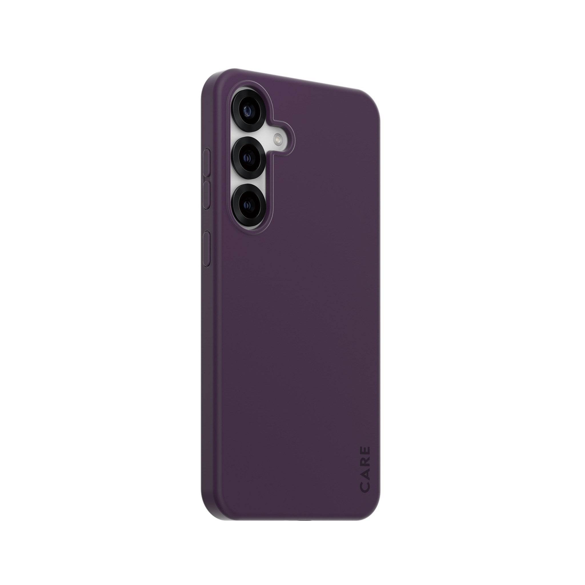 CARE by PanzerGlass® Fashionable Case Plum Purple m. Qi Compatible Samsung Galaxy S25+