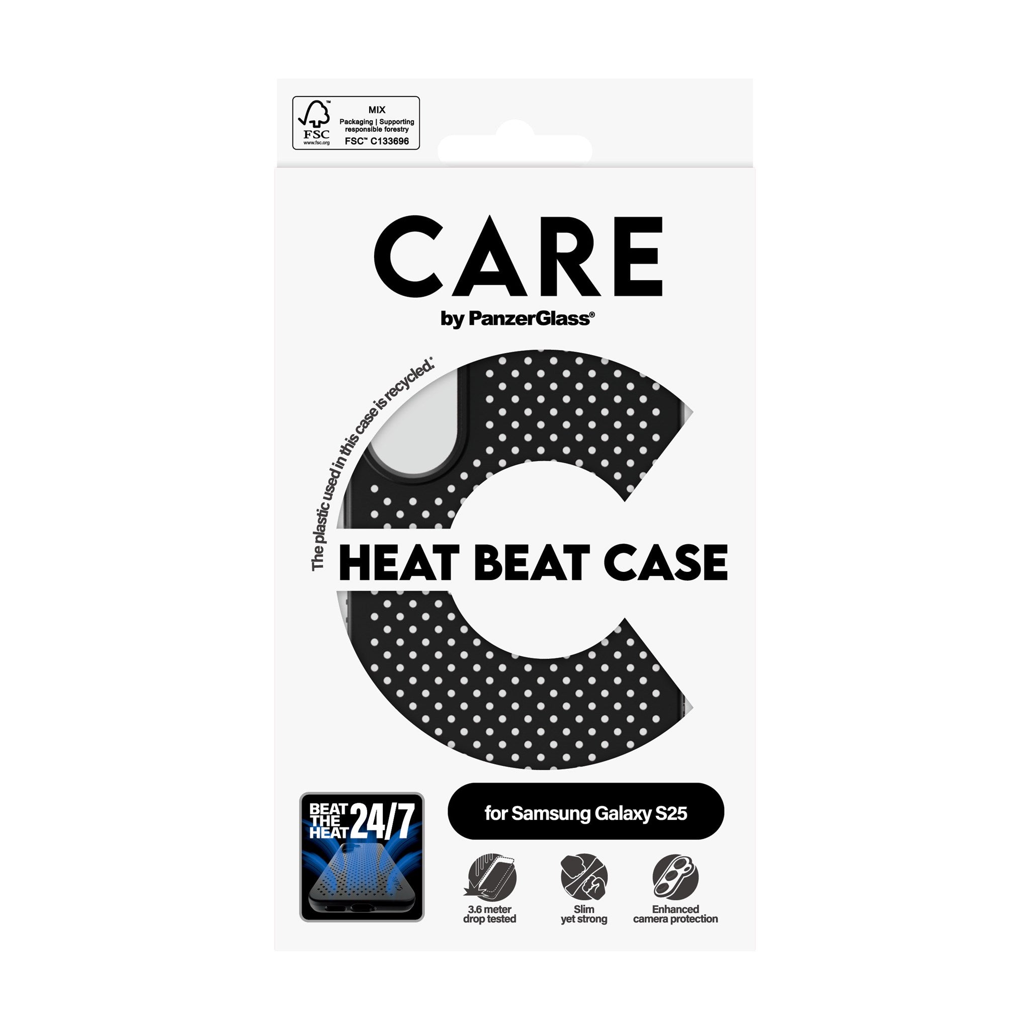 CARE by PanzerGlass® Feature Case Heat Beat Samsung Galaxy S25