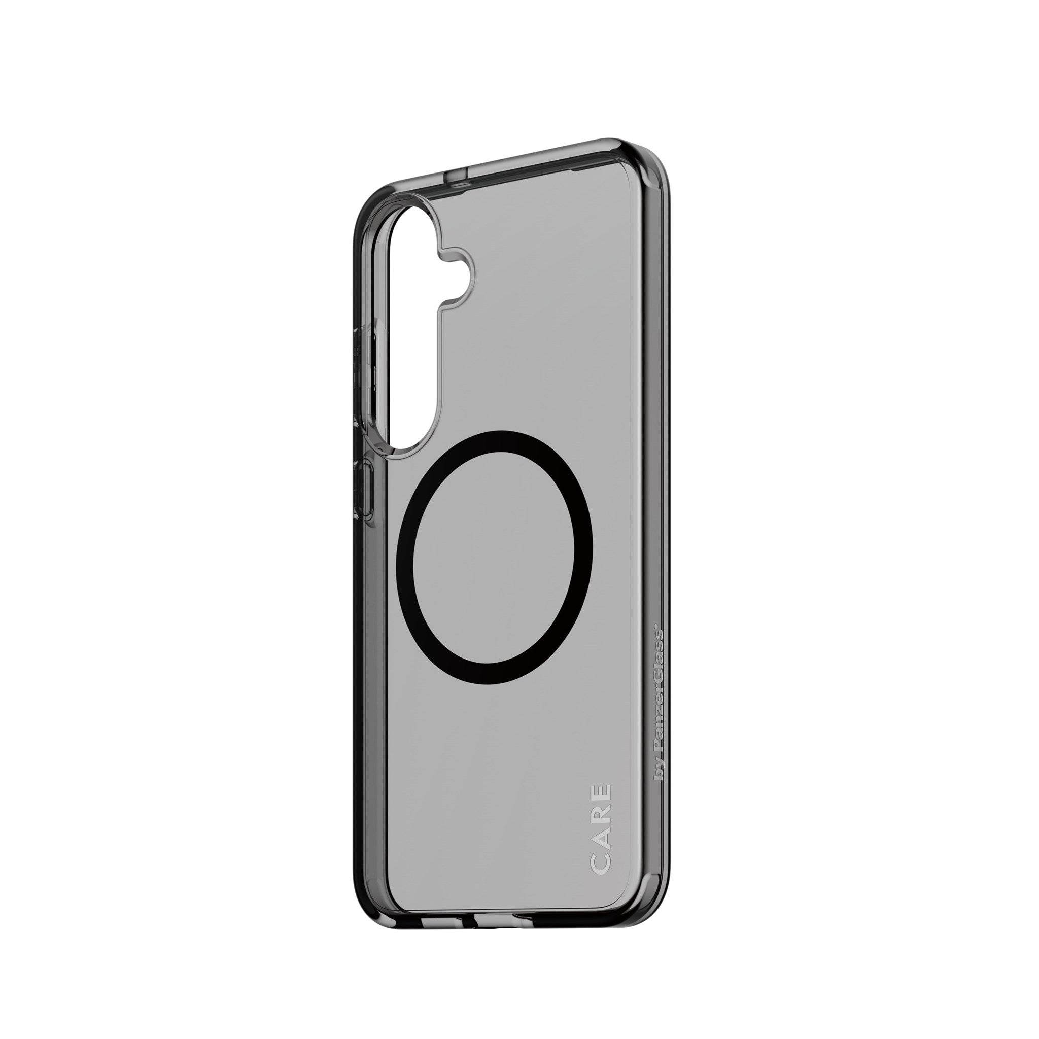 CARE by PanzerGlass® Flagship Case Urban Combat Smokey m. Schwarz Qi Compatible Samsung Galaxy S25+