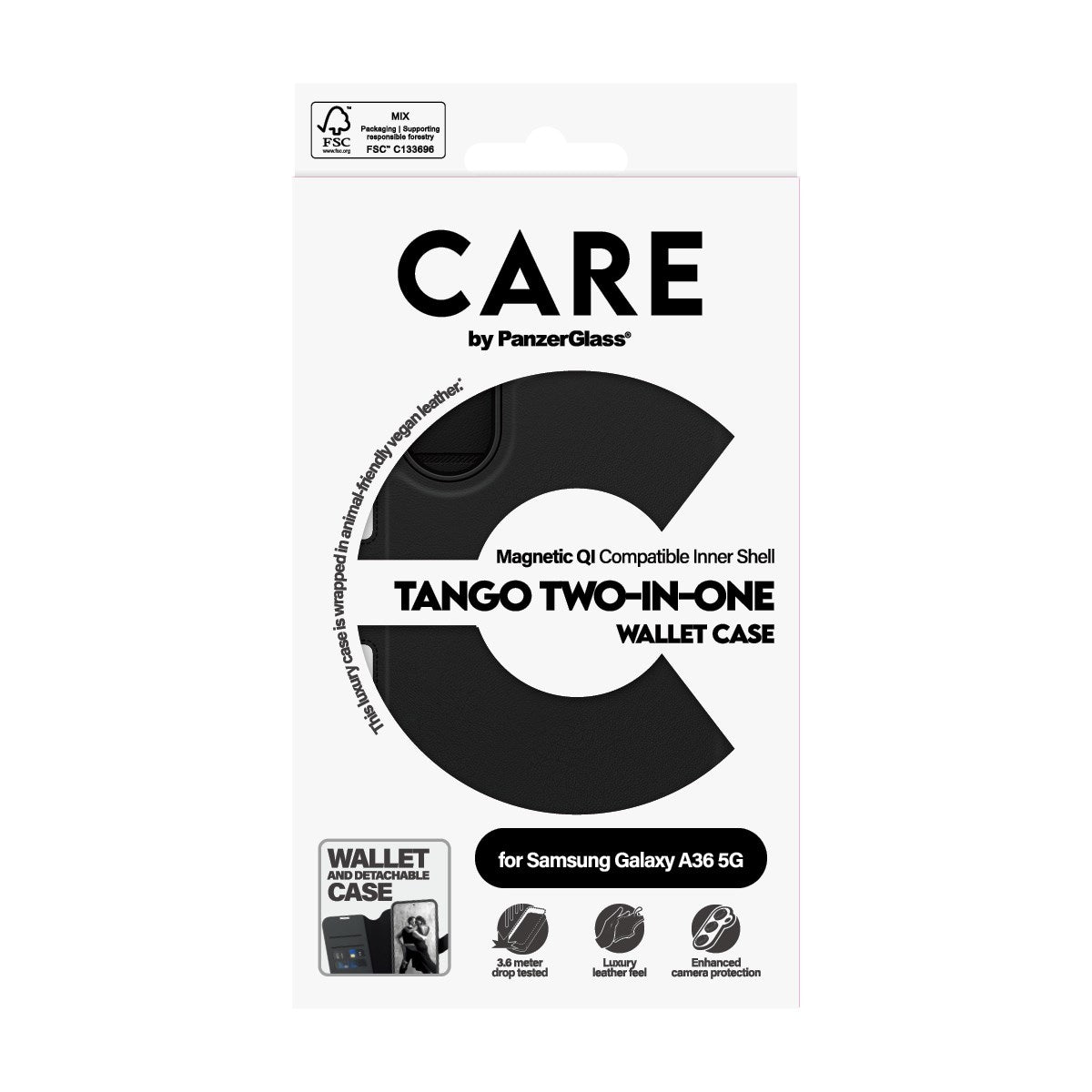 CARE by PanzerGlass® Feature Case Tango Two-in-One Wallet Samsung Galaxy A36 5G