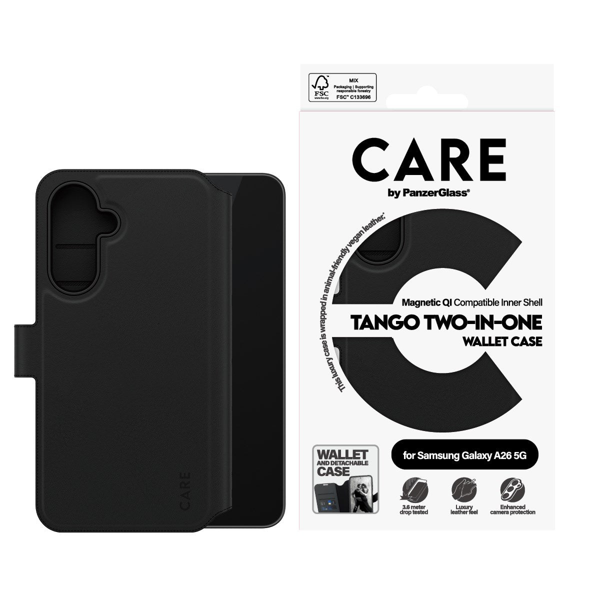 CARE by PanzerGlass® Feature Case Tango Two-in-One Wallet Samsung Galaxy A26 5G