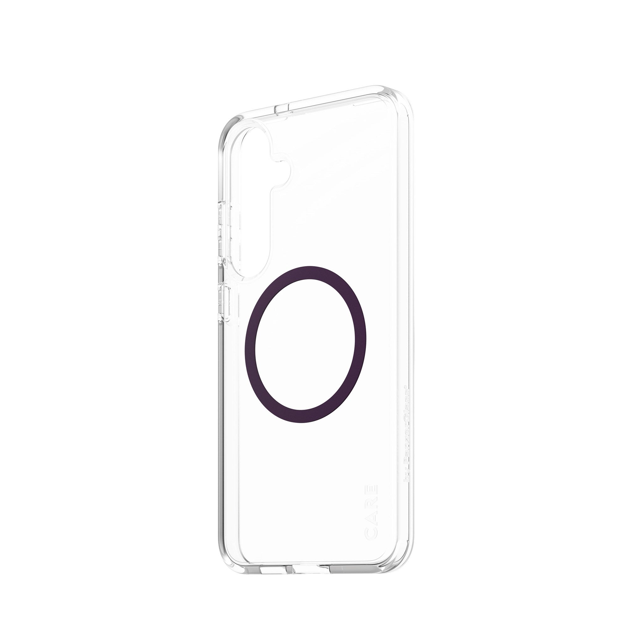CARE by PanzerGlass® Flagship Case Transparent Urban Combat m. Plum Purple Qi Compatible Samsung Galaxy S25+