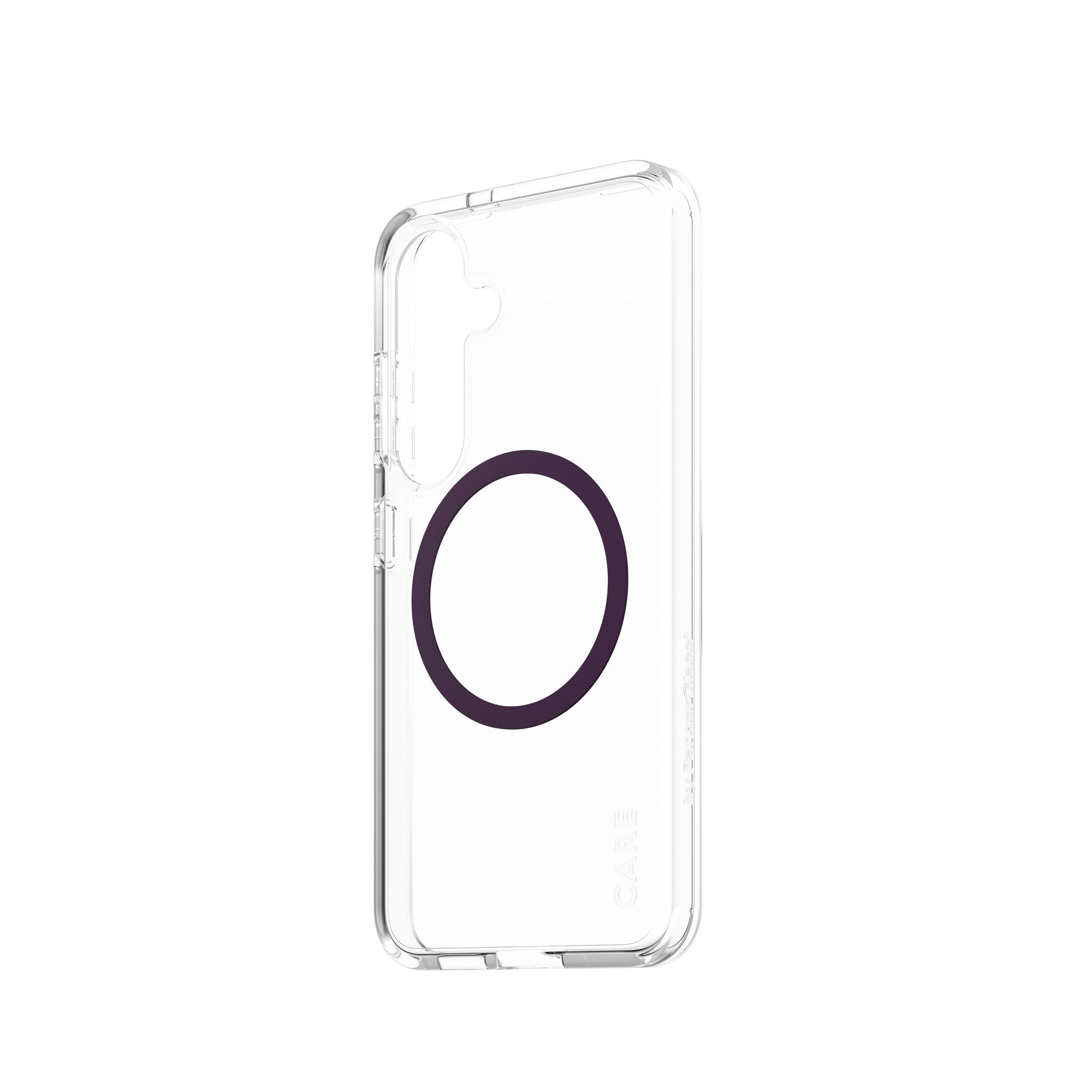 CARE by PanzerGlass® Flagship Case Transparent Urban Combat m.  Plum Purple Qi Compatible Samsung Galaxy S25