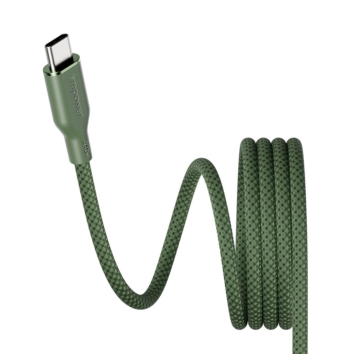 empower™ by PanzerGlass® Magnetic 240W USB-C to USB-C Kabel | USB 2.0 | 1.5M | Sage