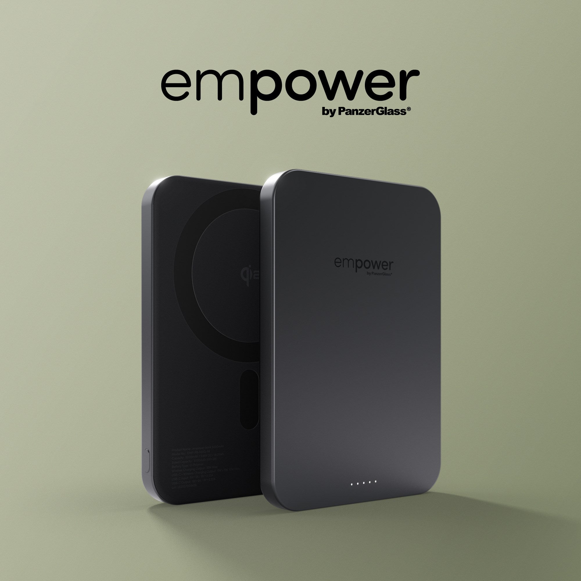 empower by PanzerGlass® empower Bank | 5000mAh | Weltall Schwarz