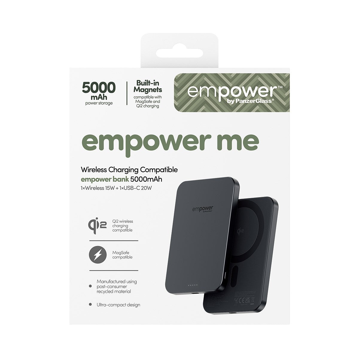 empower by PanzerGlass® empower Bank | 5000mAh | Weltall Schwarz