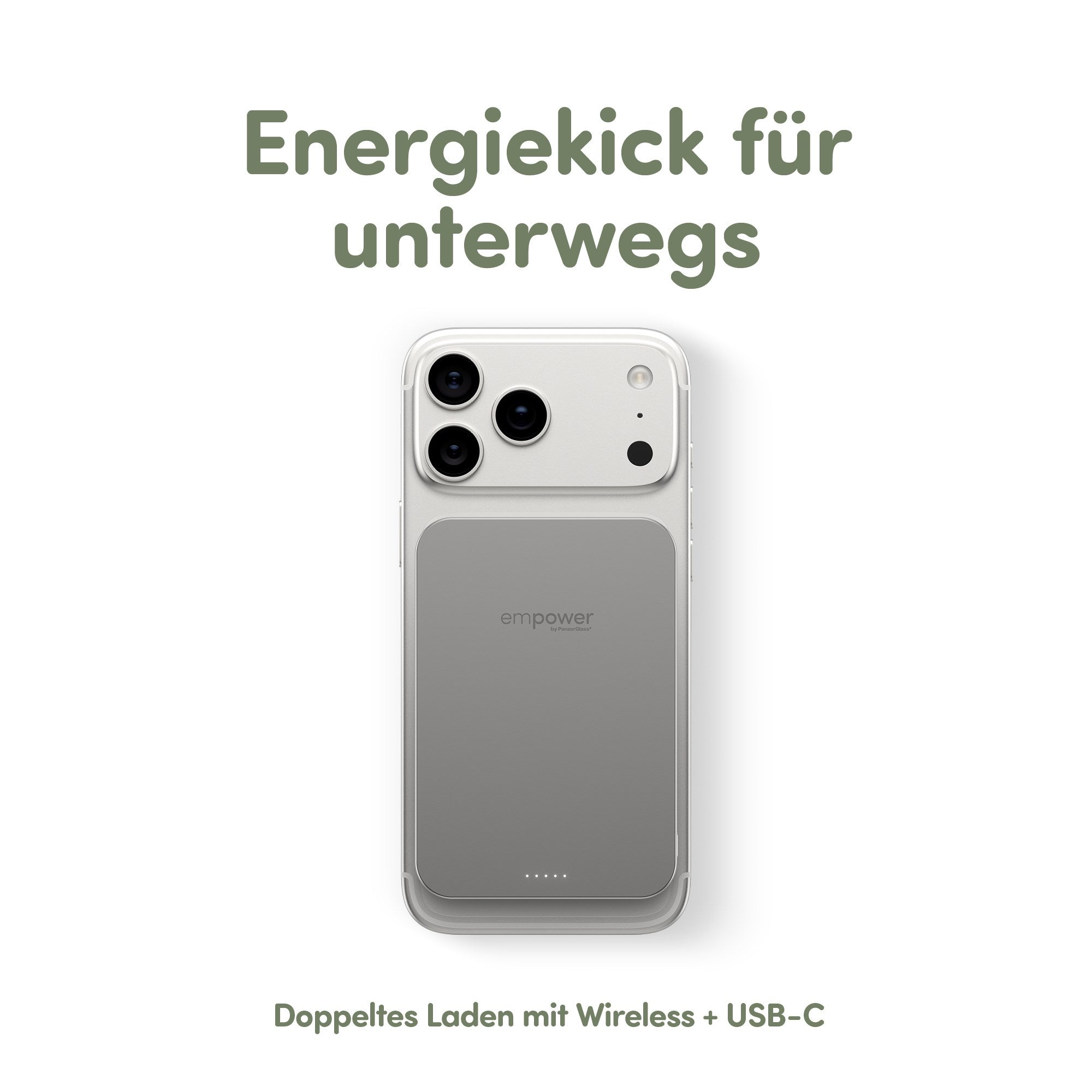empower by PanzerGlass® empower Bank | 5000mAh | Titanium