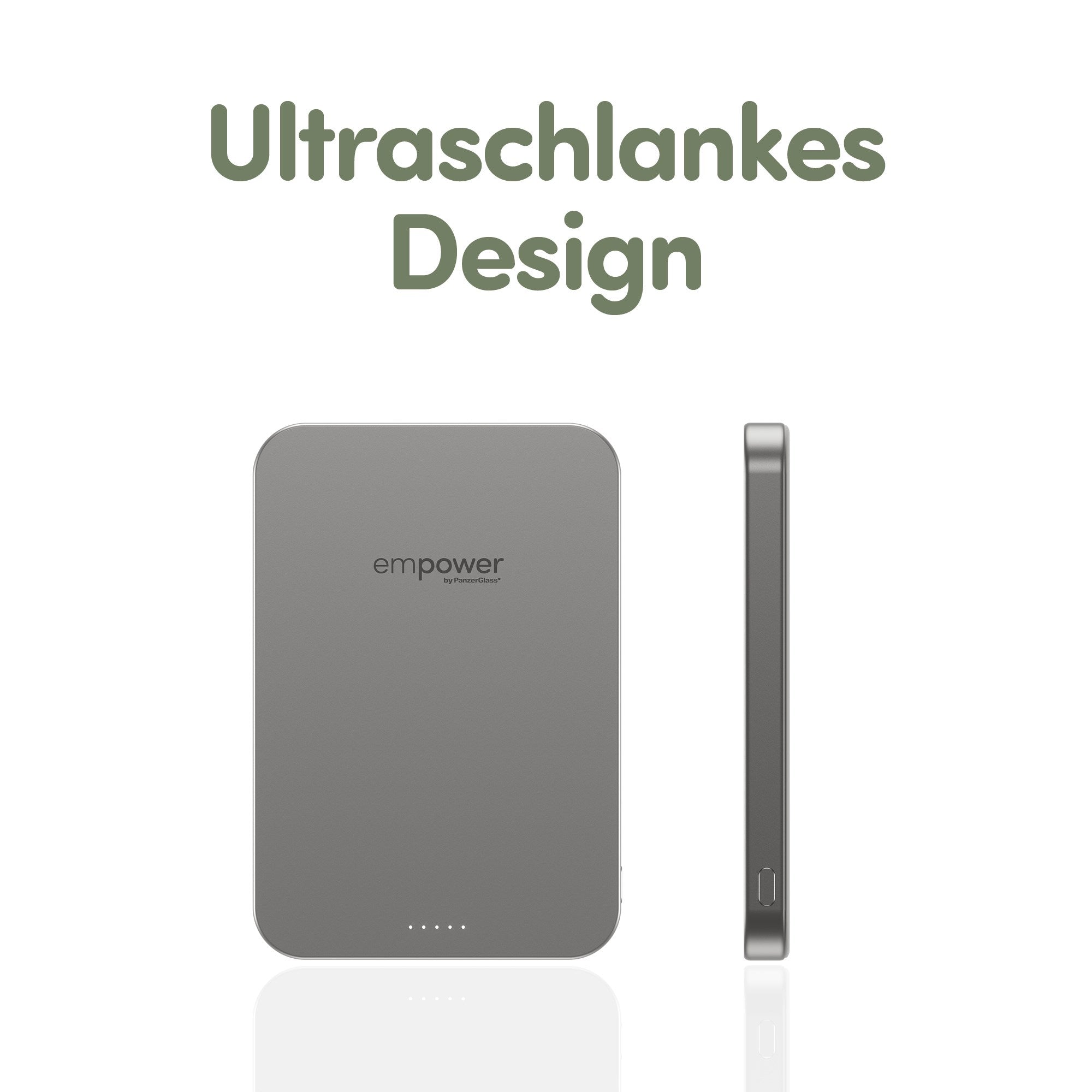 empower by PanzerGlass® empower Bank | 5000mAh | Titanium