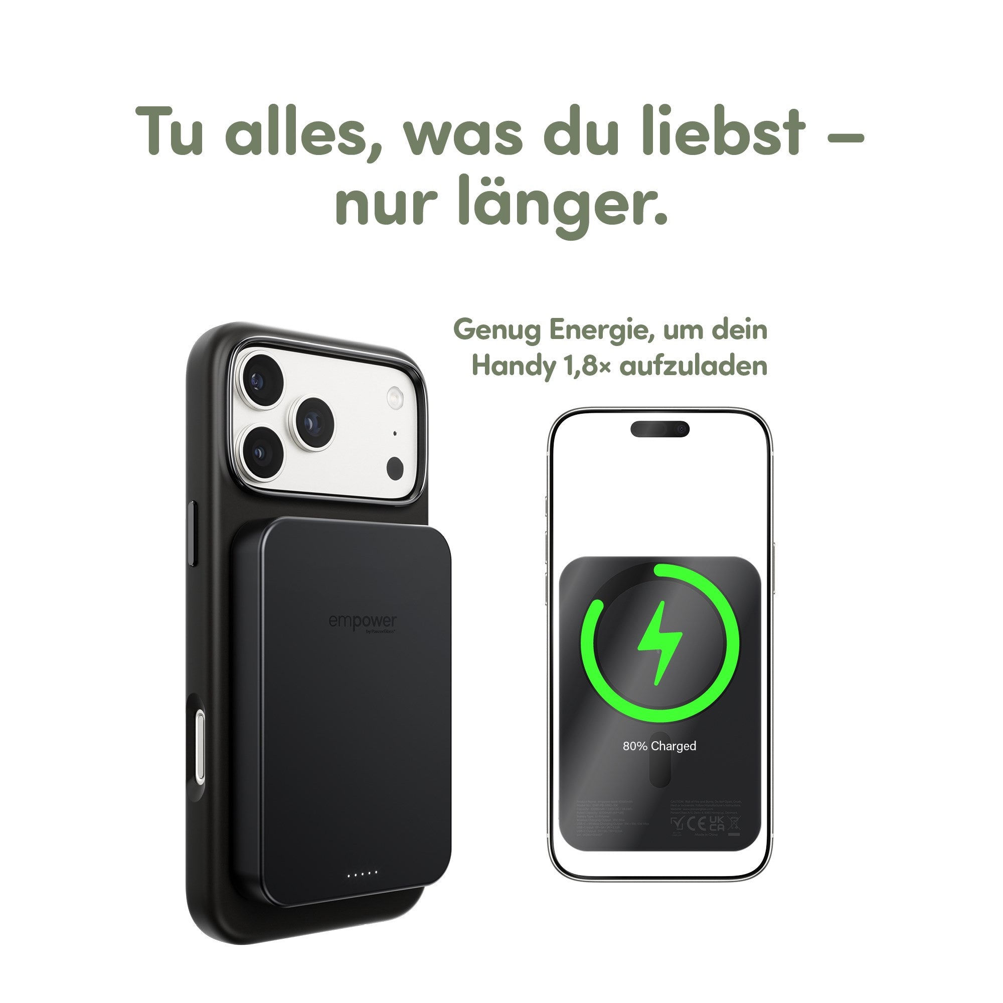 empower by PanzerGlass® empower Bank | 10000mAh | Weltall Schwarz