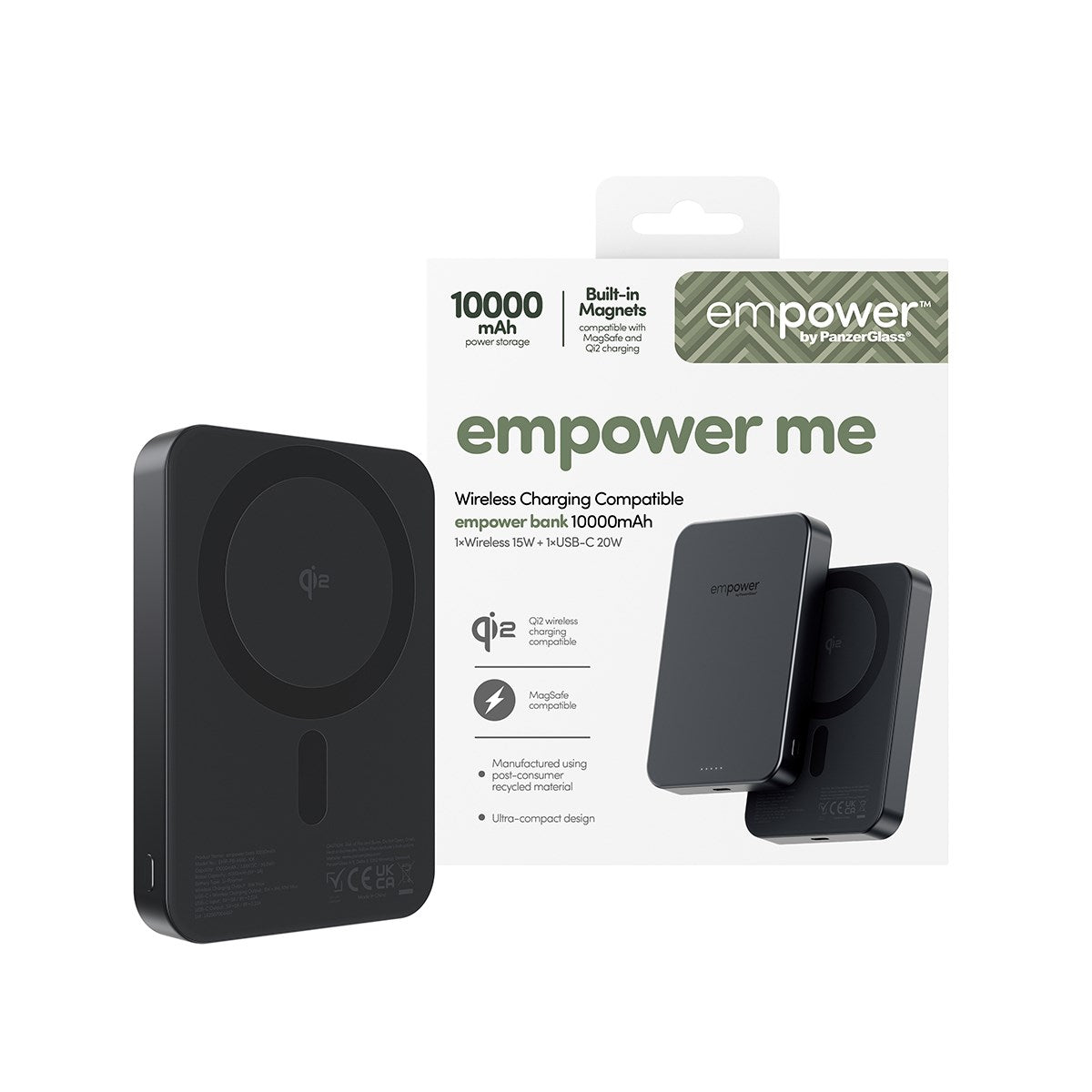 empower by PanzerGlass® empower Bank | 10000mAh | Weltall Schwarz
