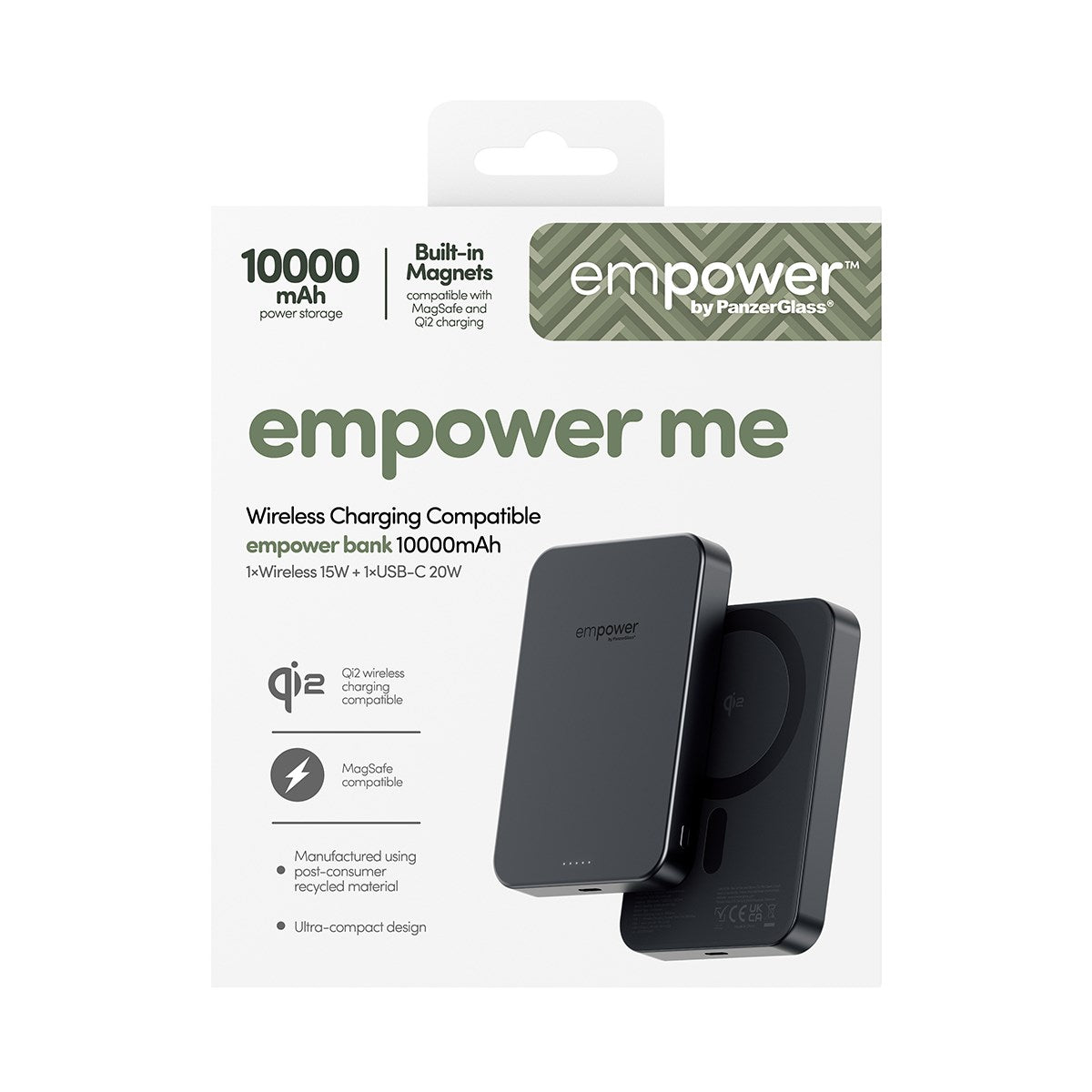 empower by PanzerGlass® empower Bank | 10000mAh | Weltall Schwarz