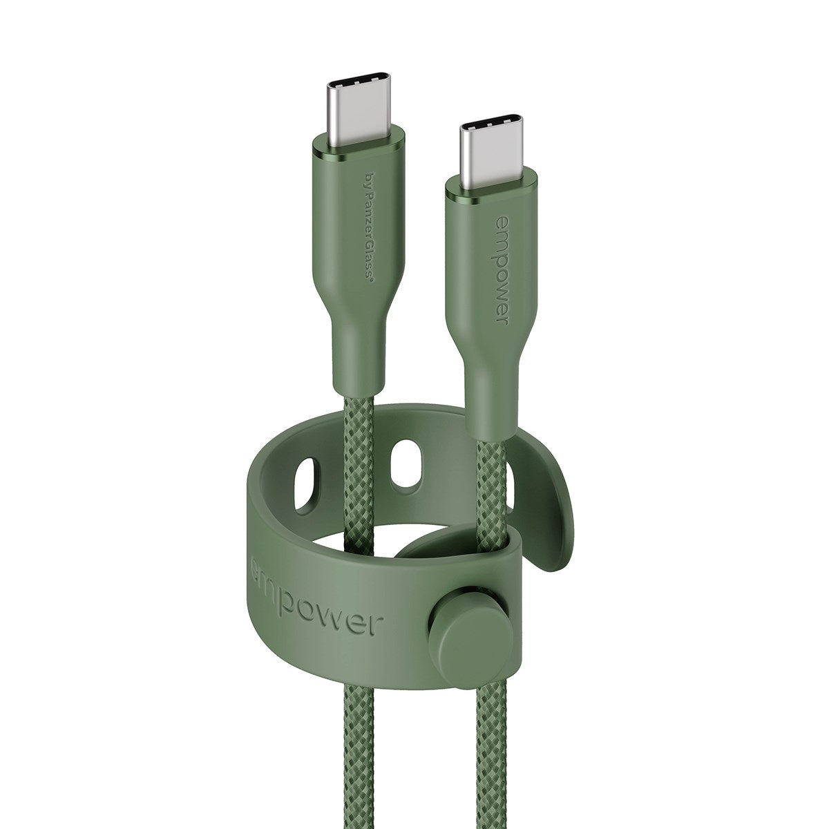 empower™ by PanzerGlass® Racing 60W USB-C to USB-C Kabel | USB 2.0 | 1.2M | Sage