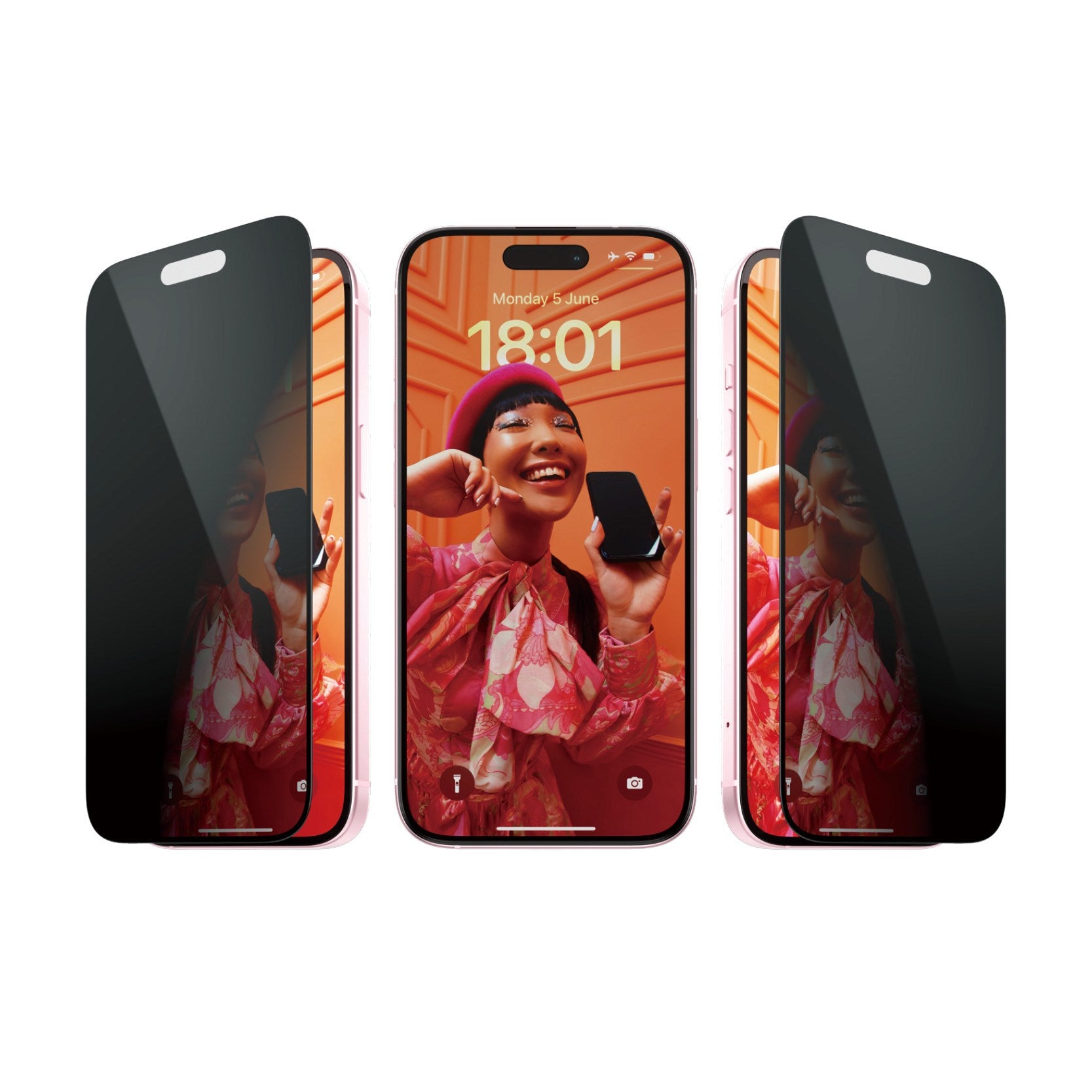 PanzerGlass® Privacy Displayschutz iPhone 15 | Ultra-Wide Fit m. EasyAligner