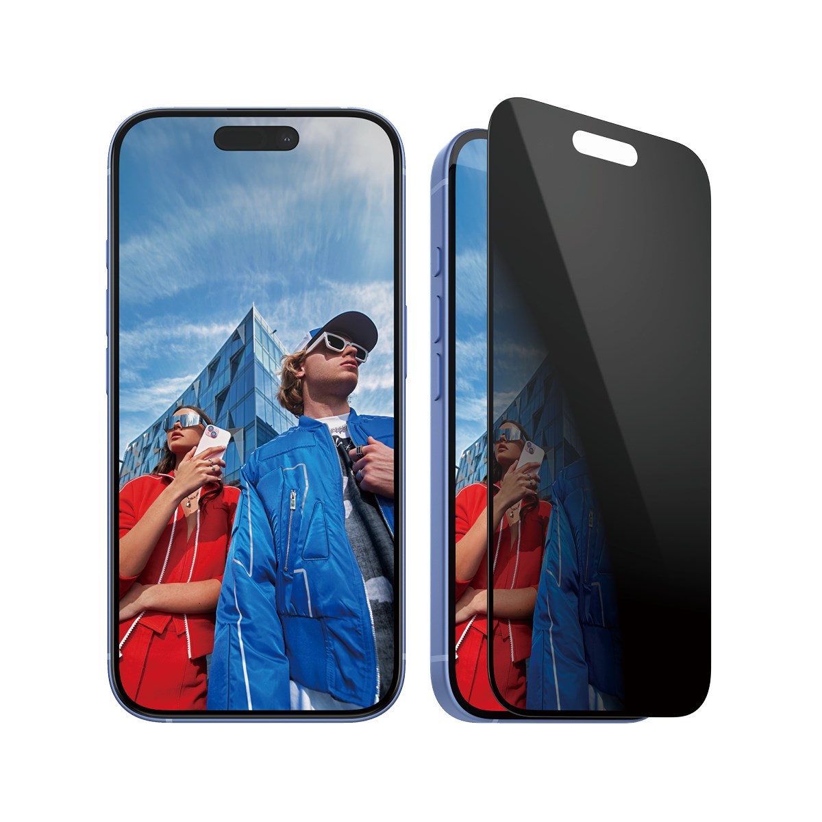 PanzerGlass® Privacy Displayschutz iPhone 16 | 15 | Ultra-Wide Fit