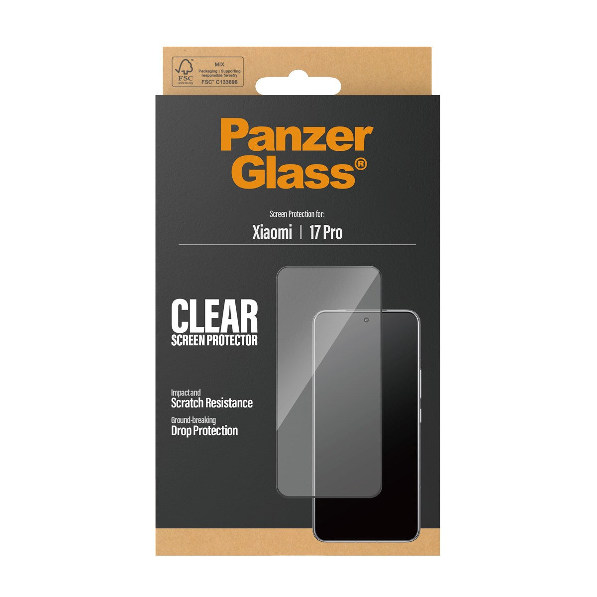 PanzerGlass® Displayschutz Xiaomi 17 Pro | Ultra-Wide Fit
