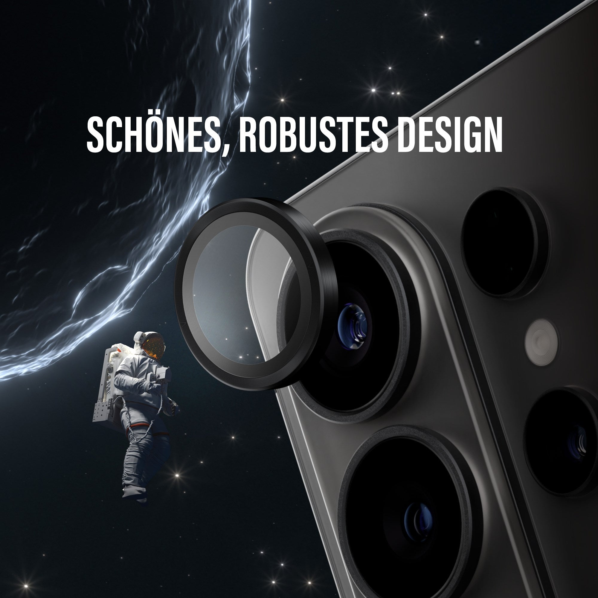 PanzerGlass® Hoops® Ceramic II Kameraschutz Samsung Galaxy S26 Ultra