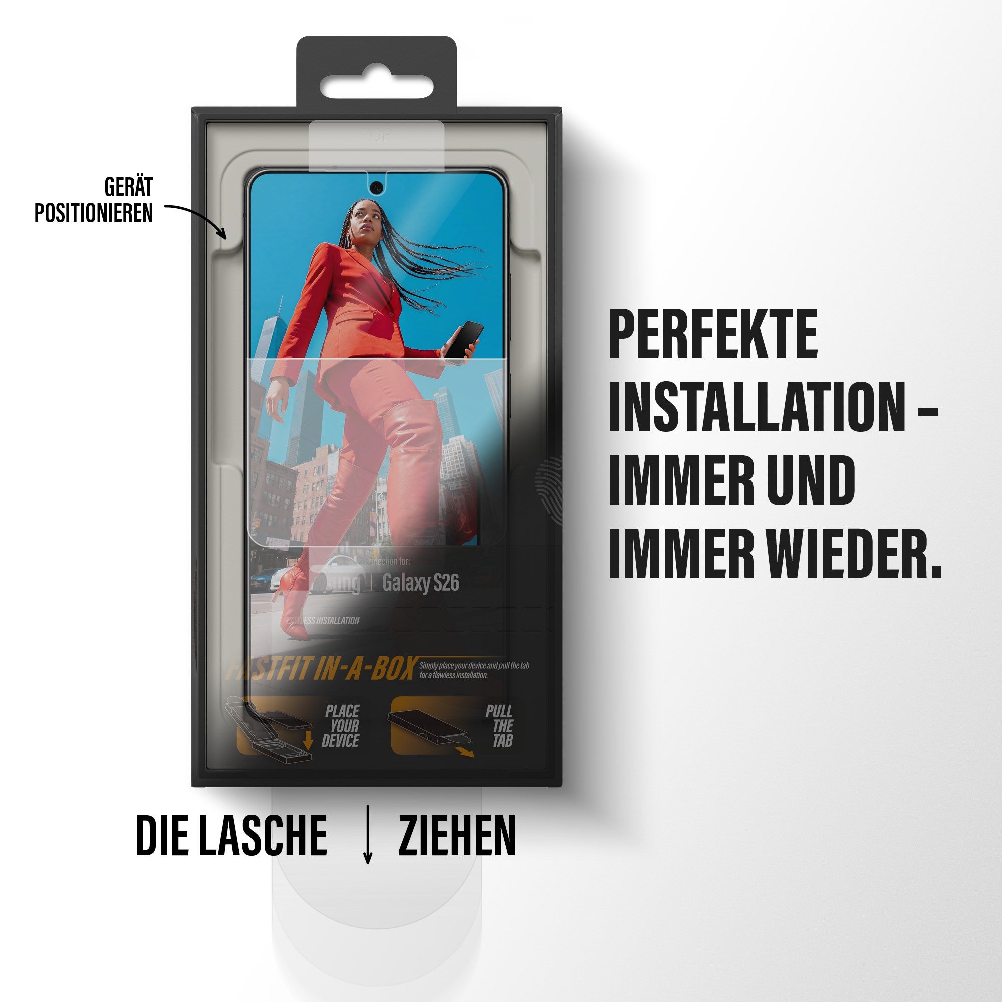 PanzerGlass® Displayschutz Samsung Galaxy S26 | Ultra-Wide Fit m. FASTFIT IN-A-BOX