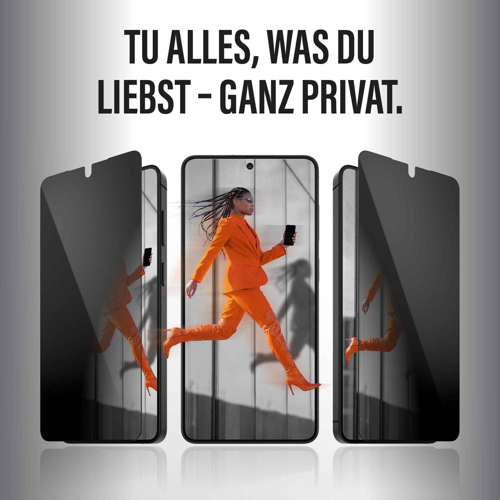 PanzerGlass® 2-Way Privacy Displayschutz Samsung Galaxy S26+ | Ultra-Wide Fit m. FASTFIT IN-A-BOX