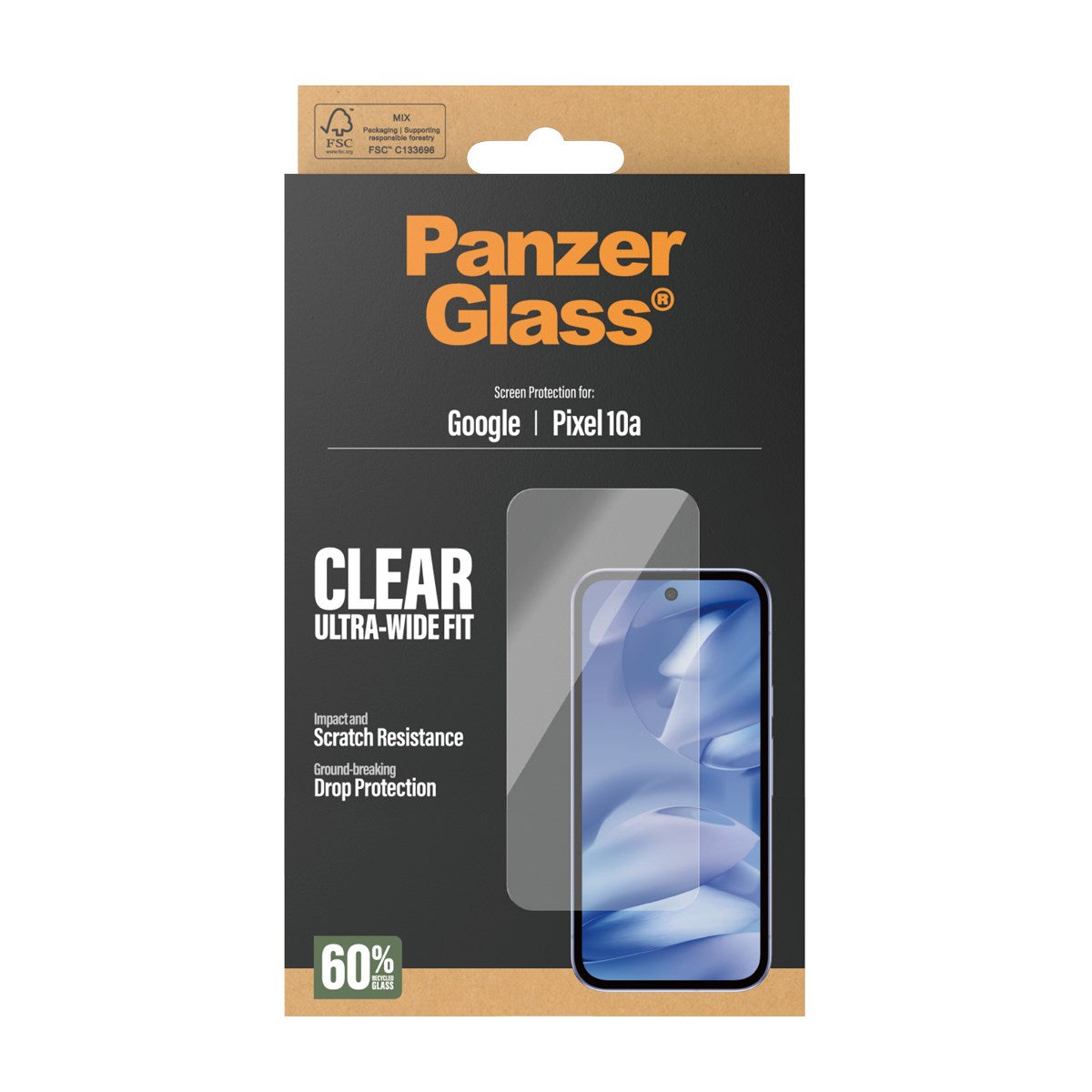 PanzerGlass® Displayschutz Google Pixel 10a 5G | Ultra-Wide Fit