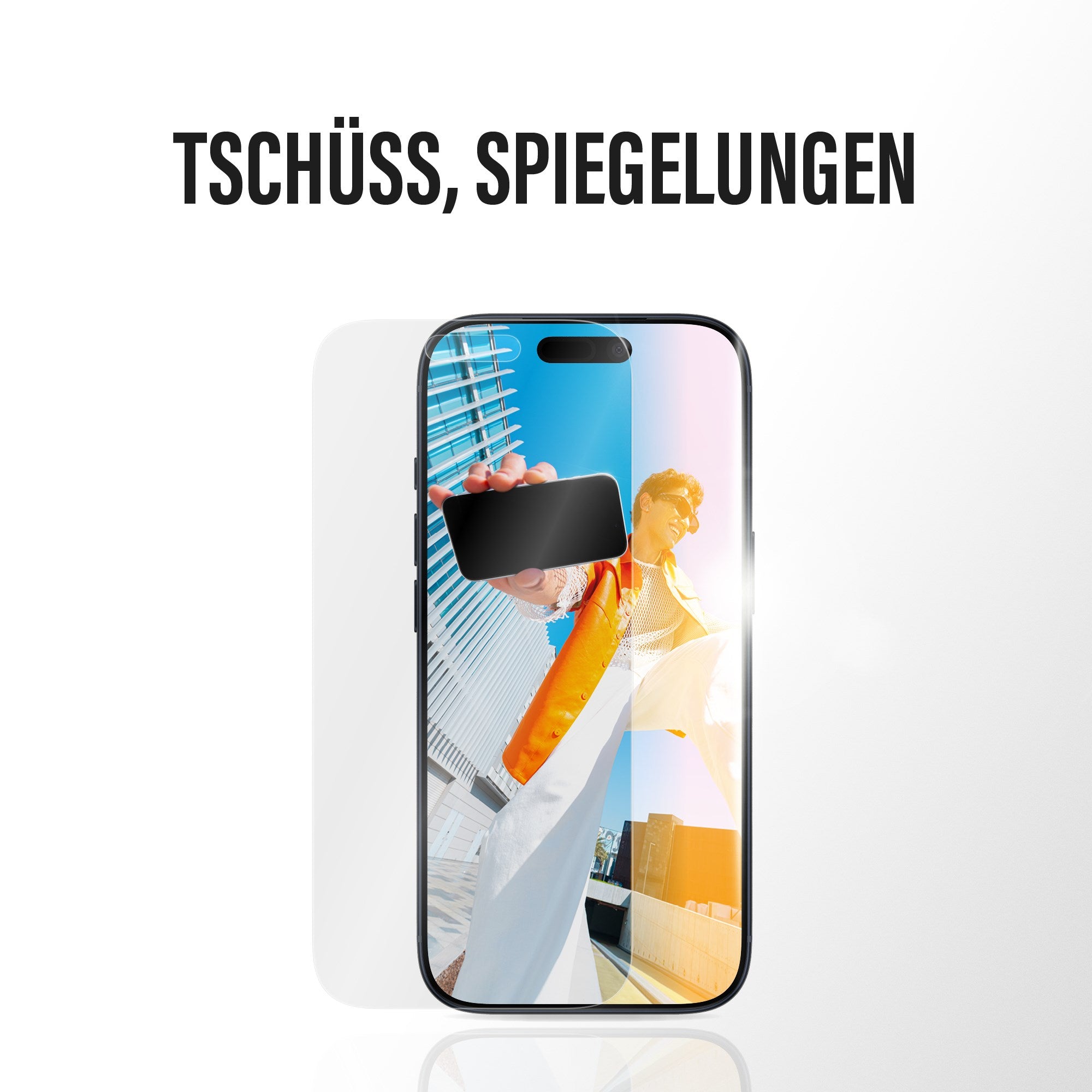 PanzerGlass® Anti-Reflective Armor Displayschutz iPhone 17 | iPhone 16 Pro m. EasyAligner