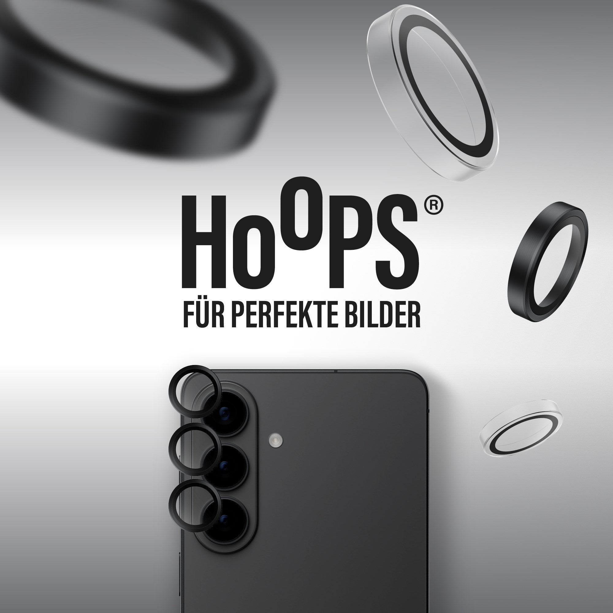 PanzerGlass® Hoops® Kameraschutz Schwarz Samsung Galaxy S26 | S26+